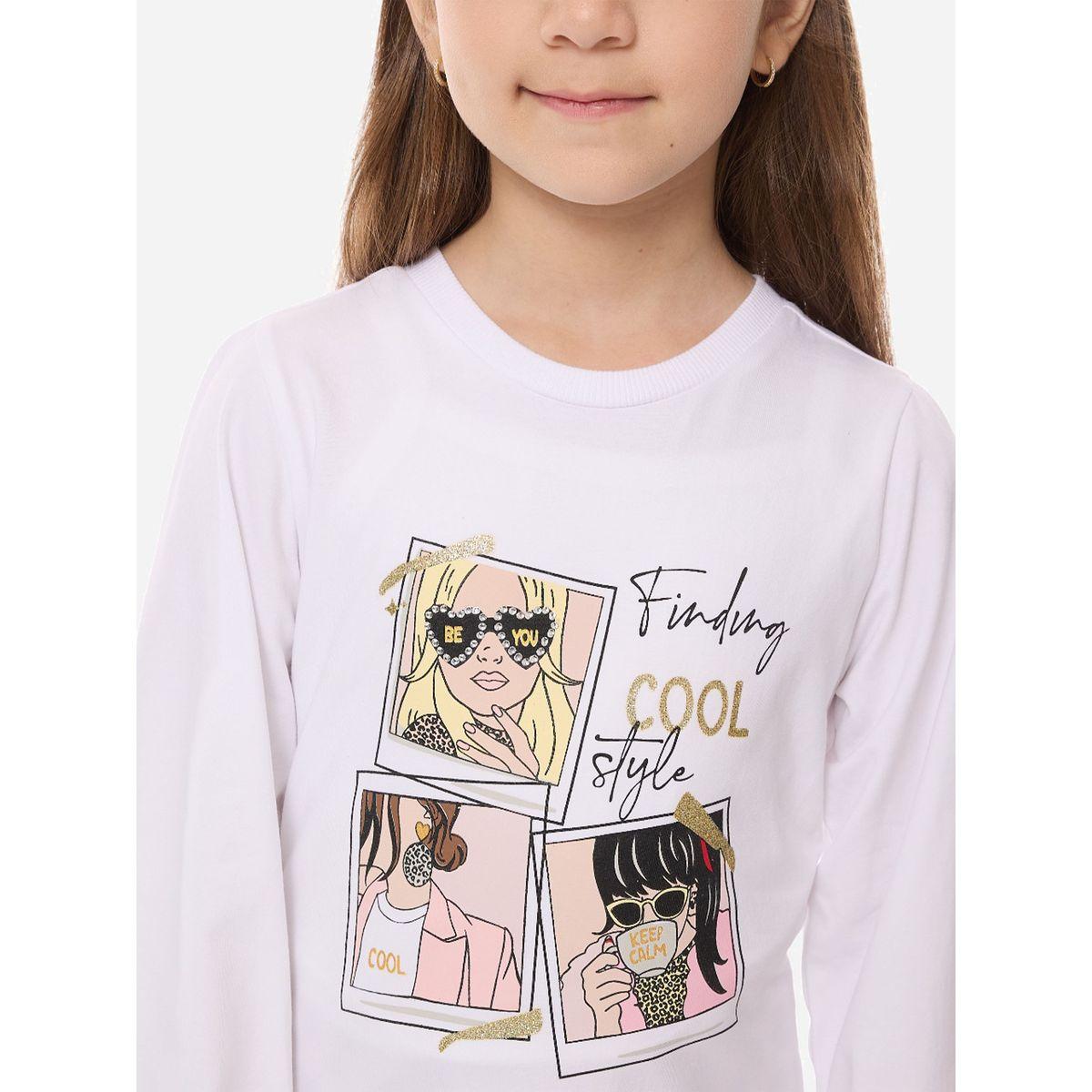 مجموعة من ليقنز وتيشيرت بياقة دائرية فيكتور آند جين × ستايلي-girls-clothing-setsandcoords-image-6