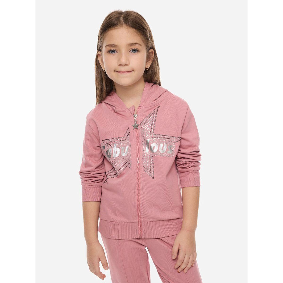 Victor and Jane X Styli  Embellished full zipper Hoodie & Joggers Set-girls-clothing-setsandcoords-image-4