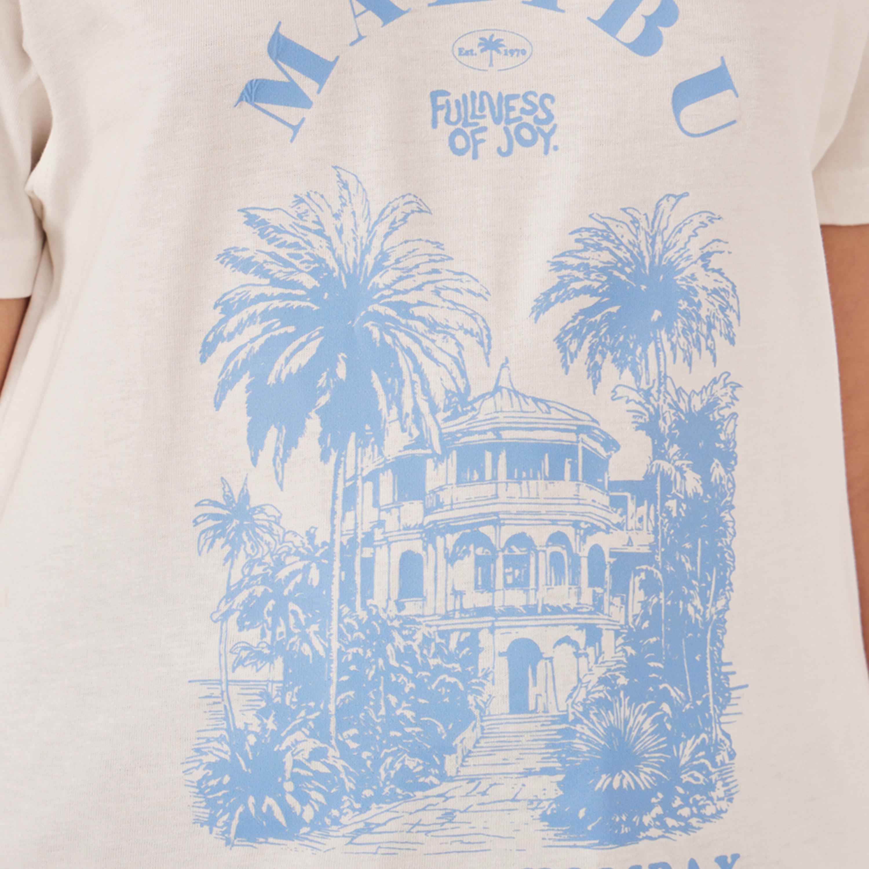 Styli Graphic Print Short Sleeve T-Shirt-girls-clothing-tshirts-image-3