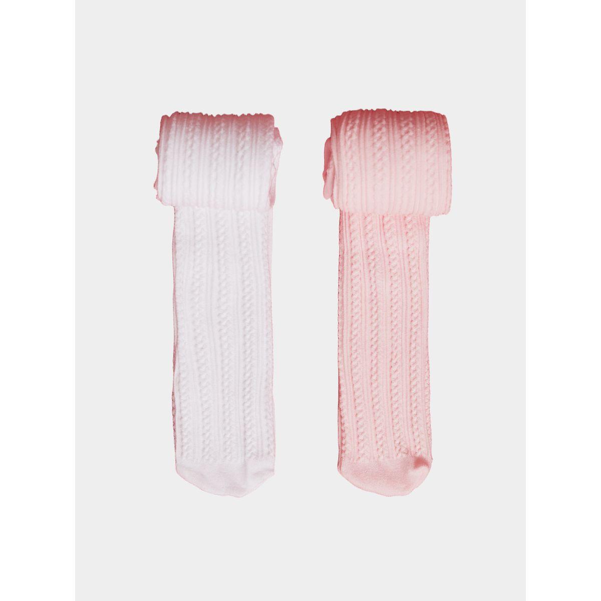 DeFacto X Styli  Set of 2 - Textured Tights Socks-girls-accessories-socks-image-2
