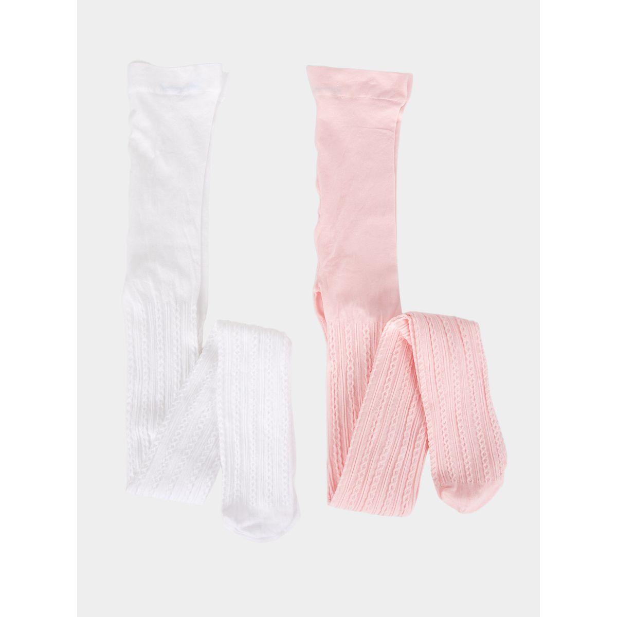 DeFacto X Styli  Set of 2 - Textured Tights Socks-girls-accessories-socks-image-3