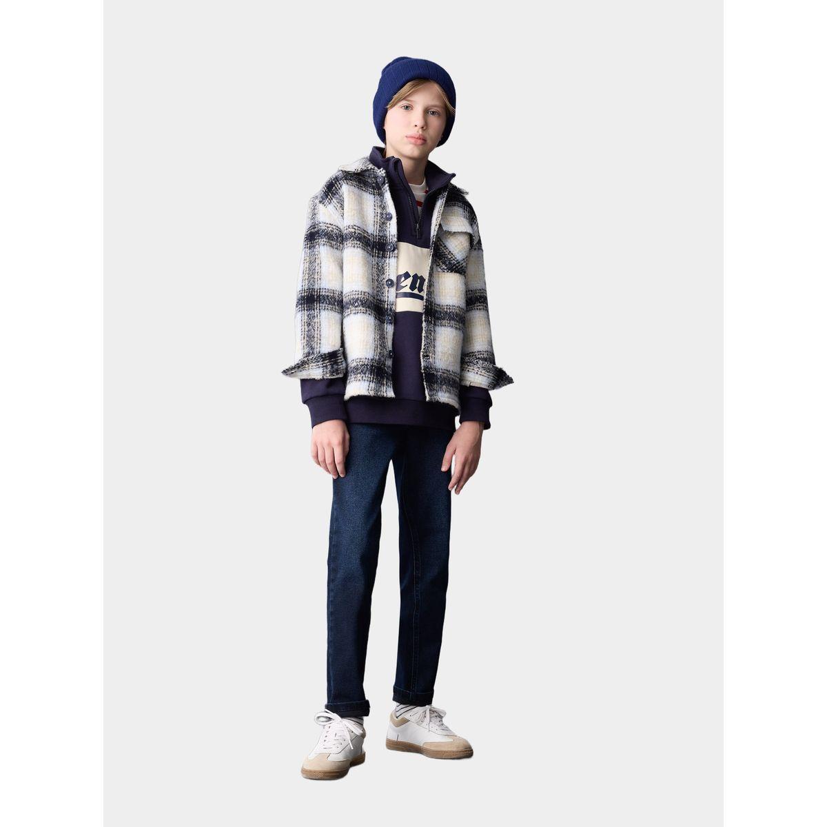 DeFacto X Styli  Oversized Checked Long Sleeve Shirt-boys-clothing-shirts-image-3