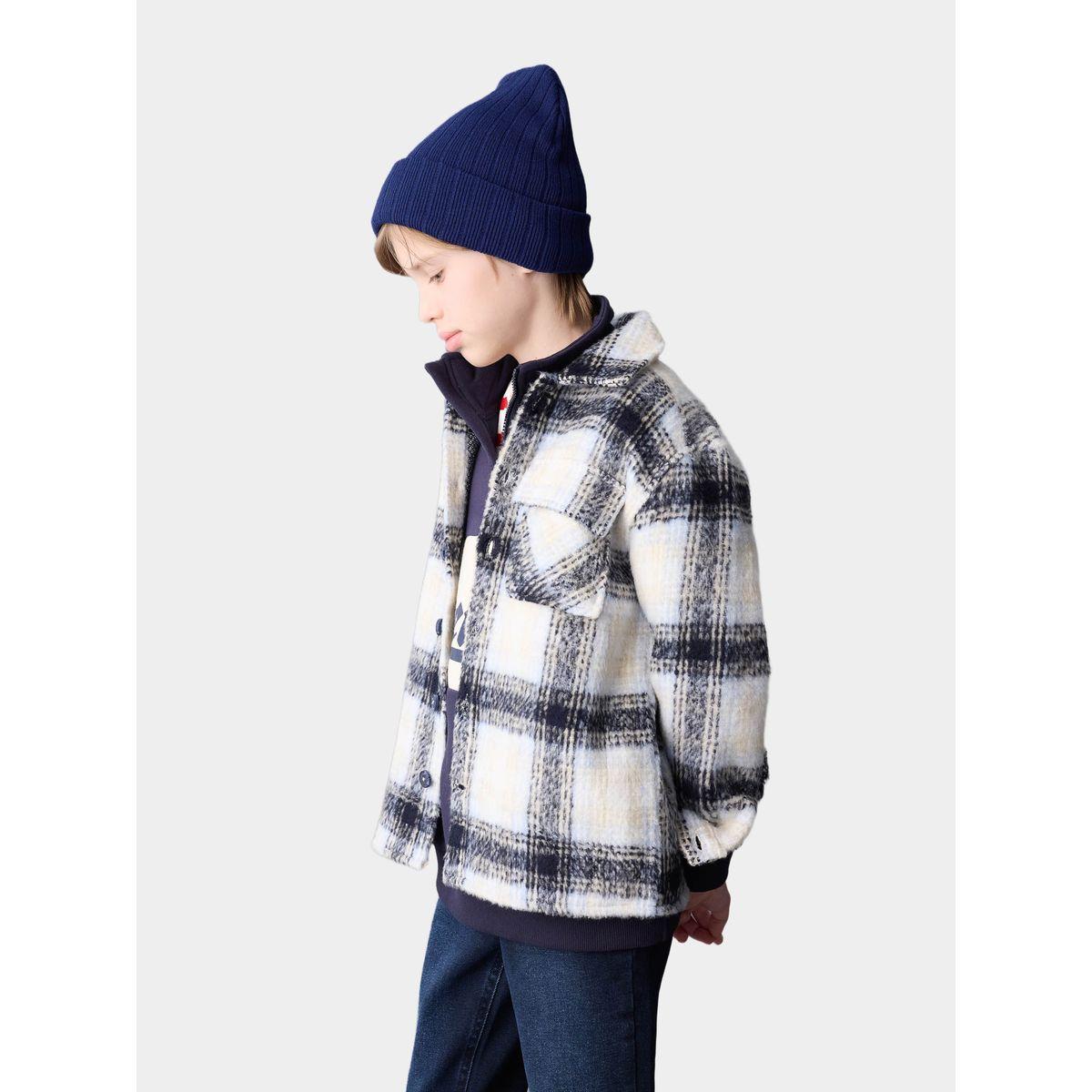 DeFacto X Styli  Oversized Checked Long Sleeve Shirt-boys-clothing-shirts-image-5