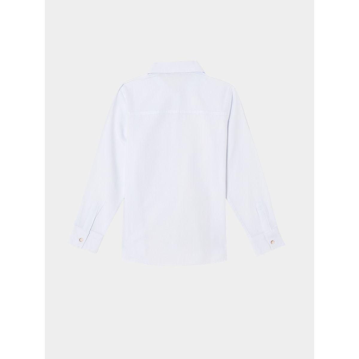 DeFacto X Styli  Solid Oxford Buttoned Down Shirt-boys-clothing-shirts-image-4