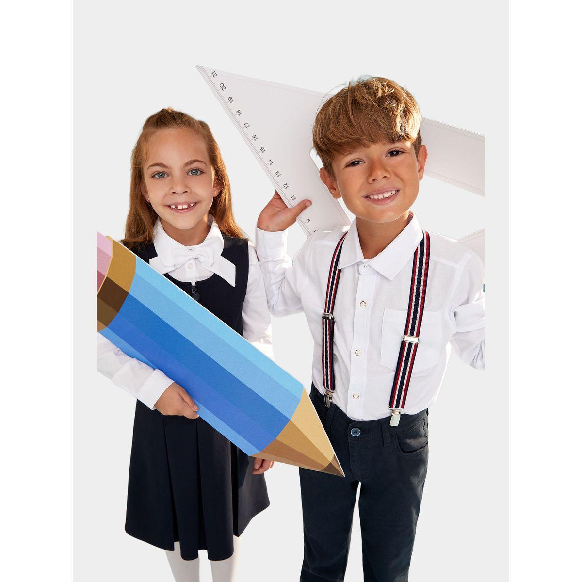 DeFacto X Styli  Solid Oxford Buttoned Down Shirt-boys-clothing-shirts-image-5