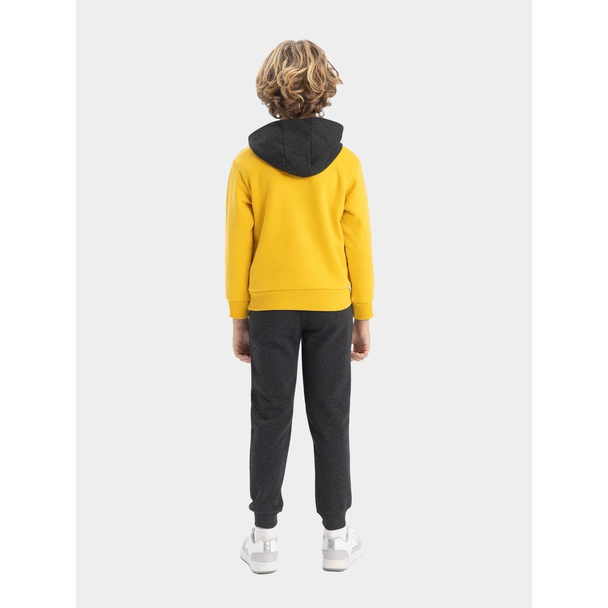 DeFacto X Styli  Graphic Print Hooded Sweatshirt & Joggers Set-boys-clothing-setsandcoords-image-5
