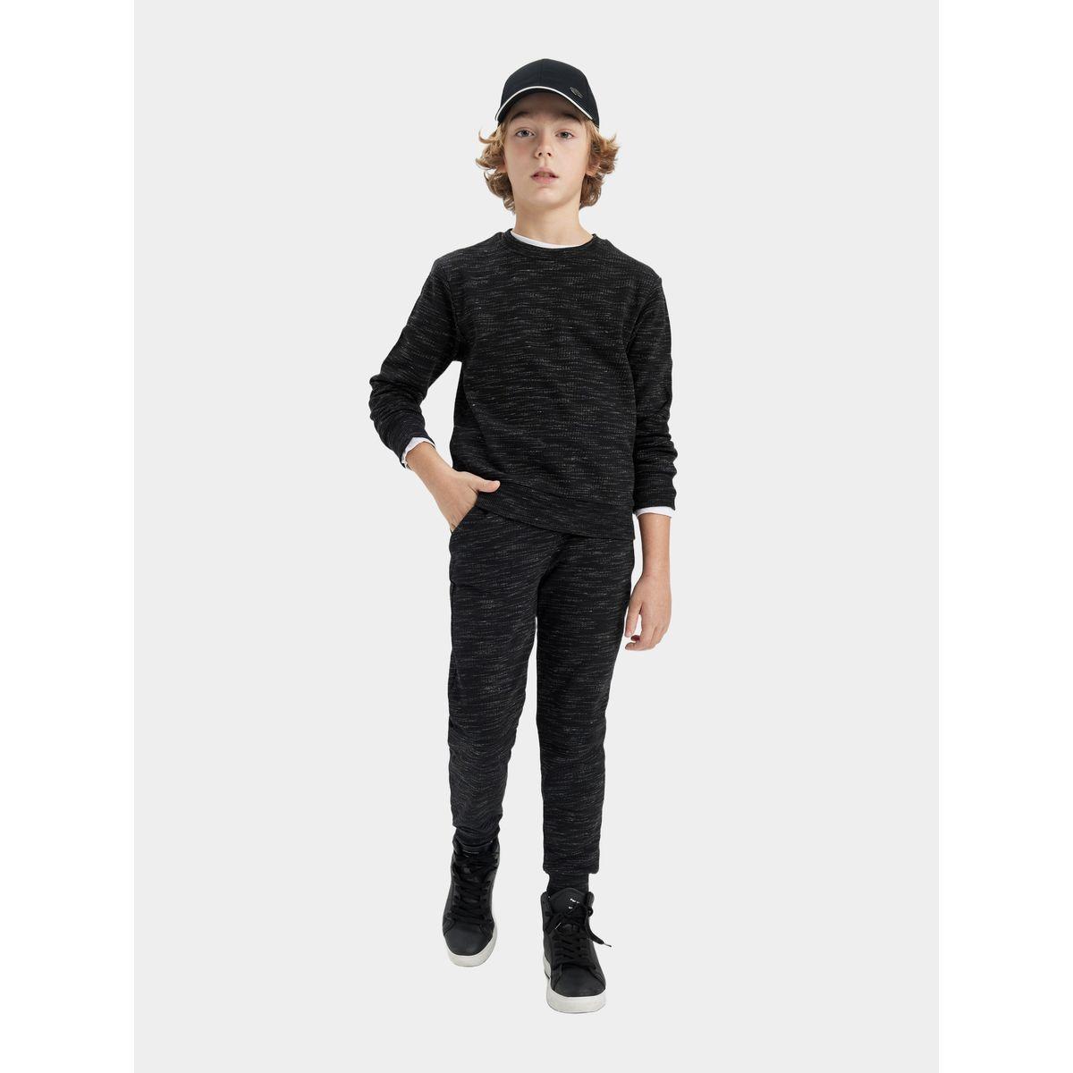 DeFacto X Styli  Drawstring Elastic Hem Joggers with Pockets-boys-clothing-bottoms-joggersandtrackpants-image-2