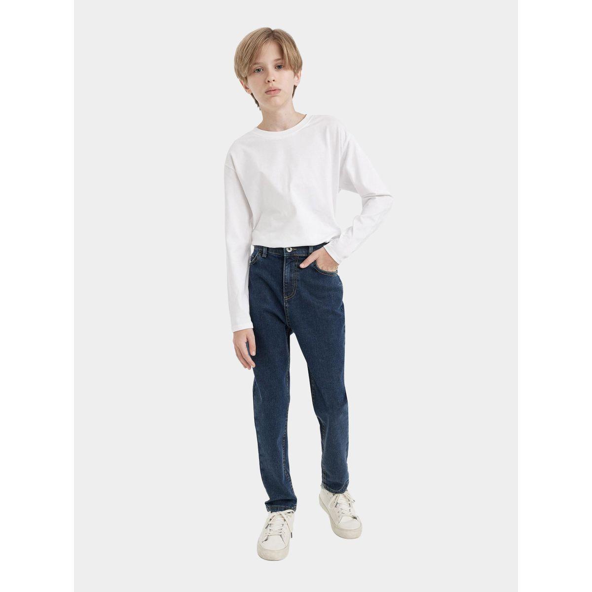 DeFacto X Styli  Carrot Fit High Rise Straight Leg Jeans-boys-clothing-bottoms-trousers-image-3