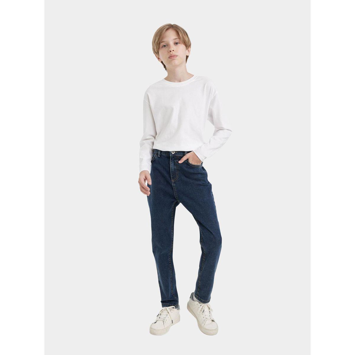 DeFacto X Styli  Carrot Fit High Rise Straight Leg Jeans-boys-clothing-bottoms-trousers-image-4
