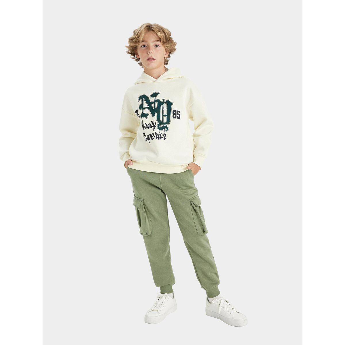 DeFacto X Styli  Relaxed Fit Cargo Joggers with Drawstring-boys-clothing-bottoms-joggersandtrackpants-image-2