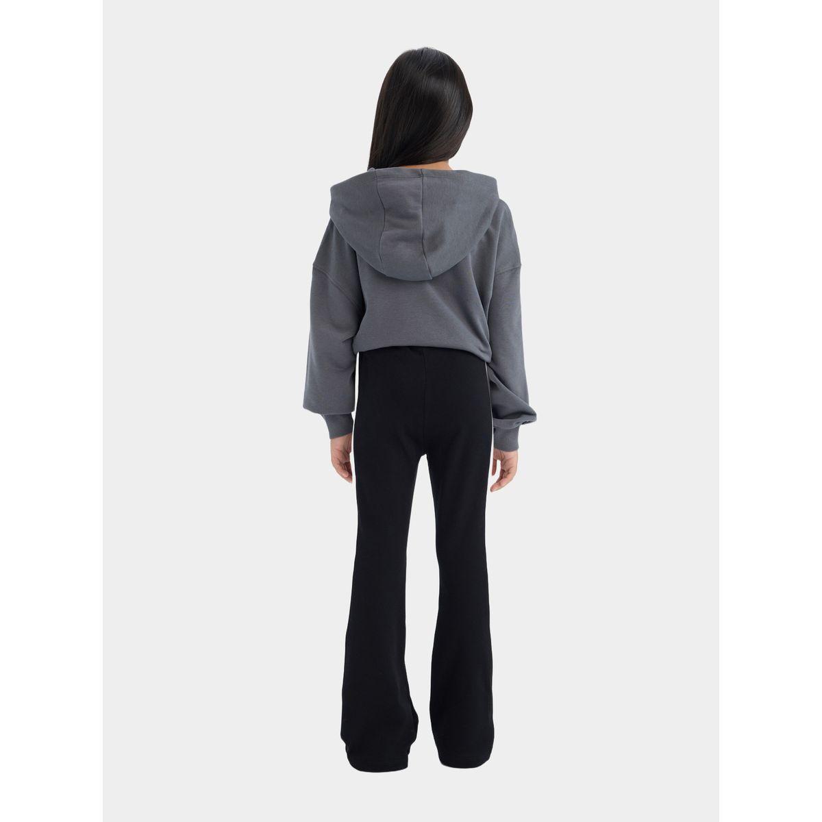 DeFacto X Styli  Side Striped Panel High Rise Flared Trousers-girls-clothing-bottoms-leggings-image-6