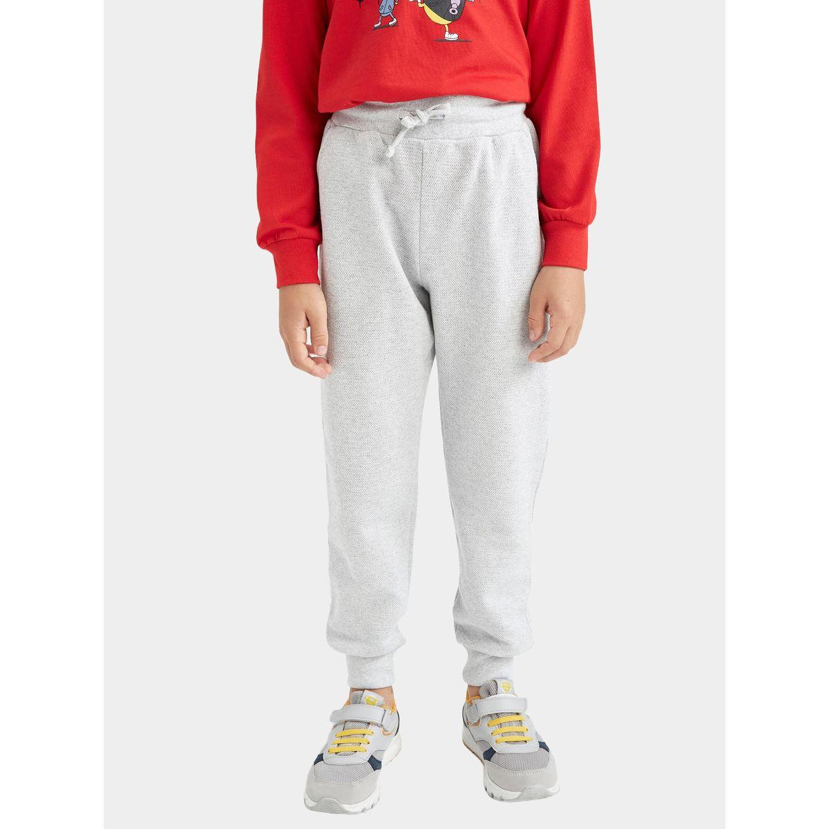 DeFacto X Styli  Relaxed Fit Elasticated Cuff Sweatpants with Drawstring-boys-clothing-bottoms-trousers-image-4