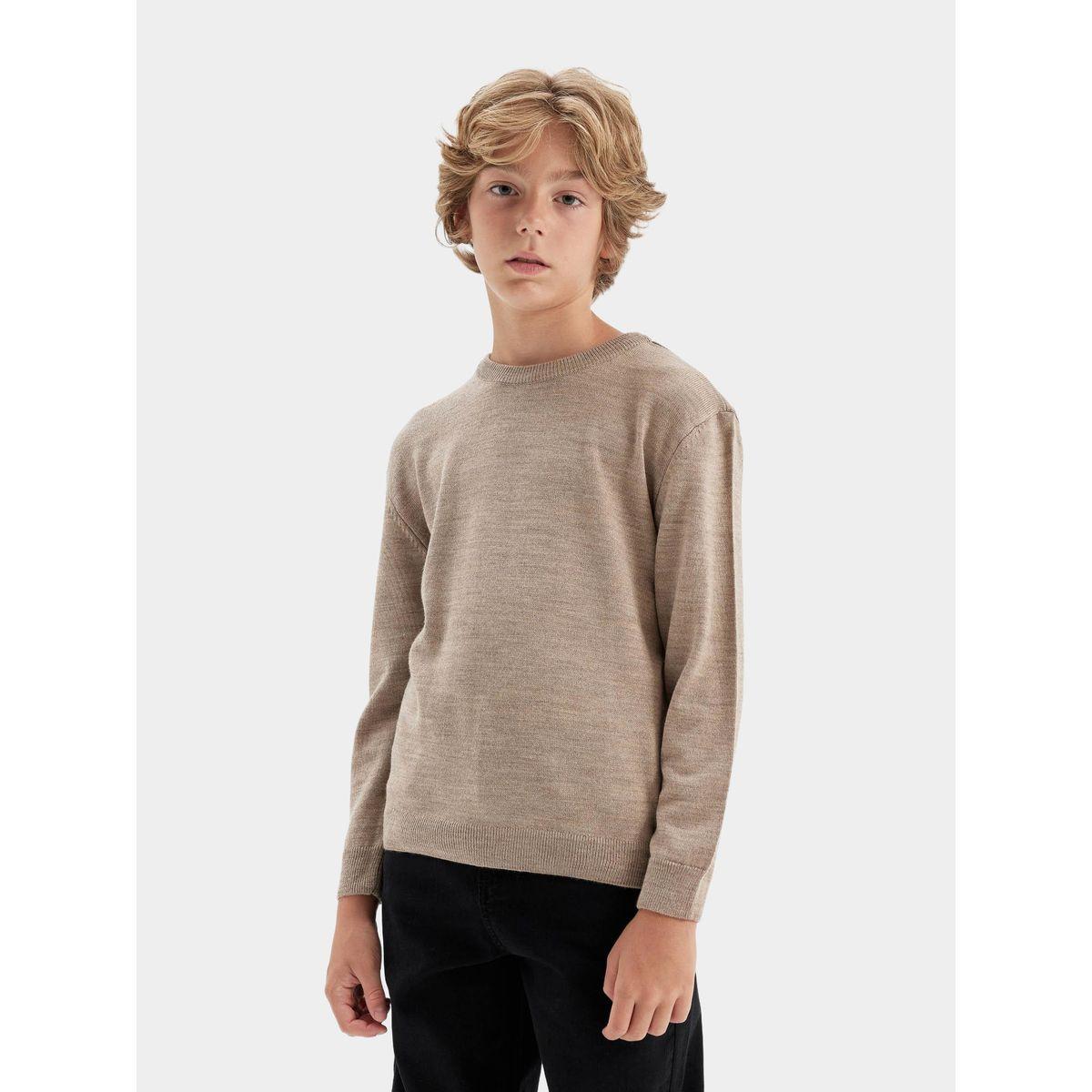 DeFacto X Styli  Regular Fit Crew Neck Knit Sweater-boys-clothing-jumpersandcardigans-image-2