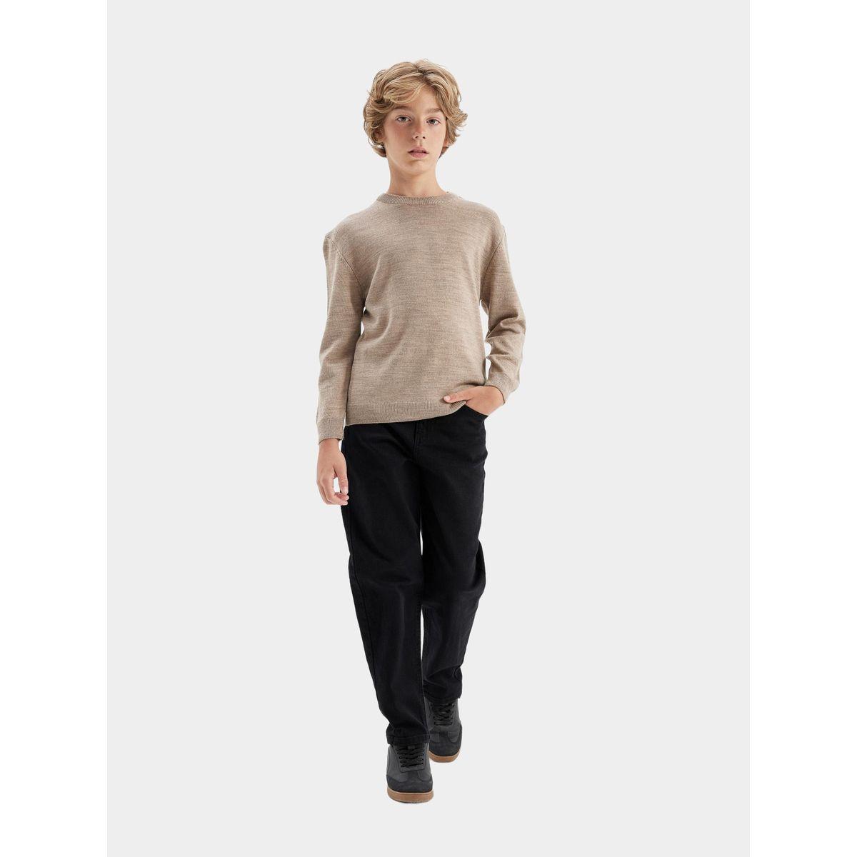 DeFacto X Styli  Regular Fit Crew Neck Knit Sweater-boys-clothing-jumpersandcardigans-image-4