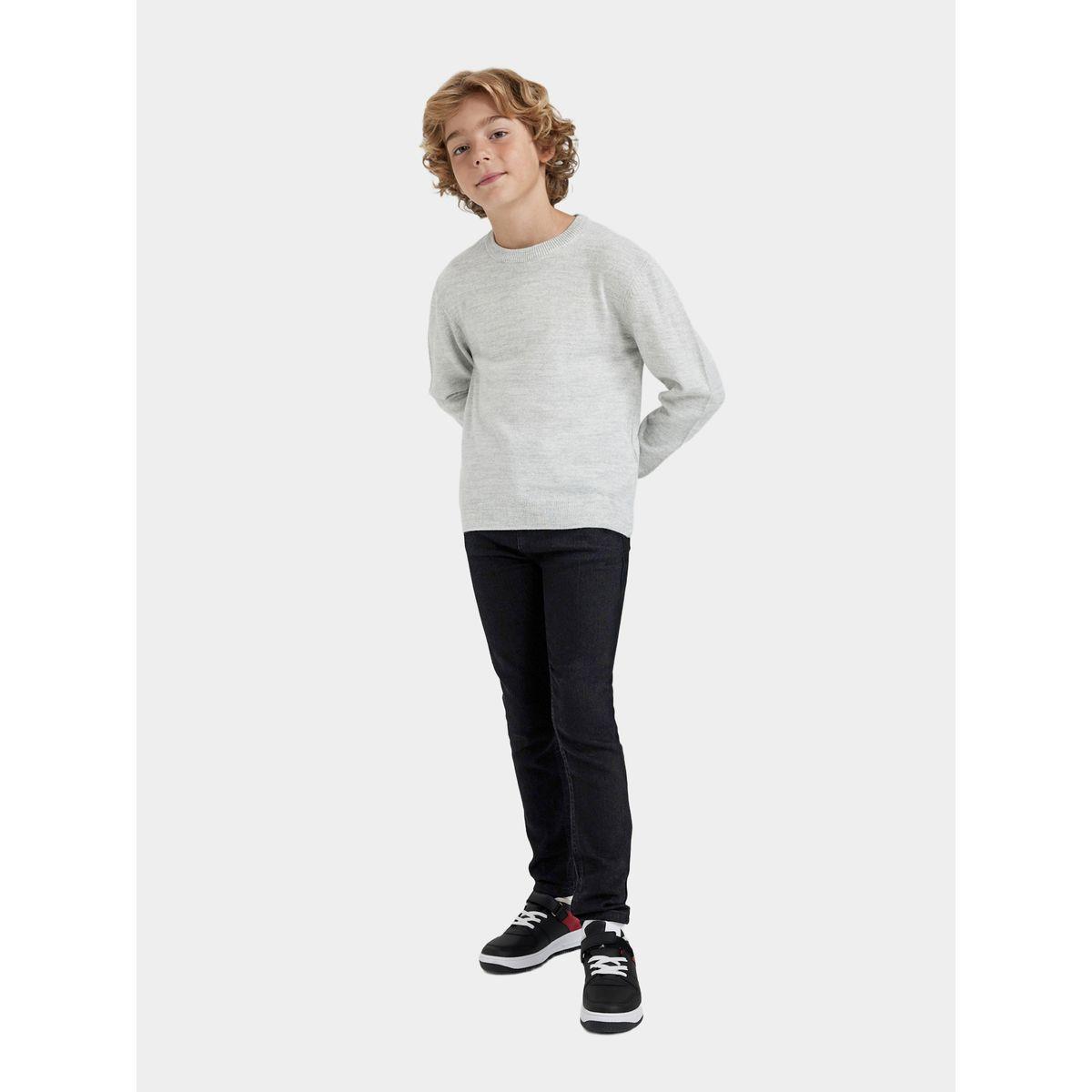 DeFacto X Styli  Regular Fit Crew Neck Knit Sweater-boys-clothing-jumpersandcardigans-image-4