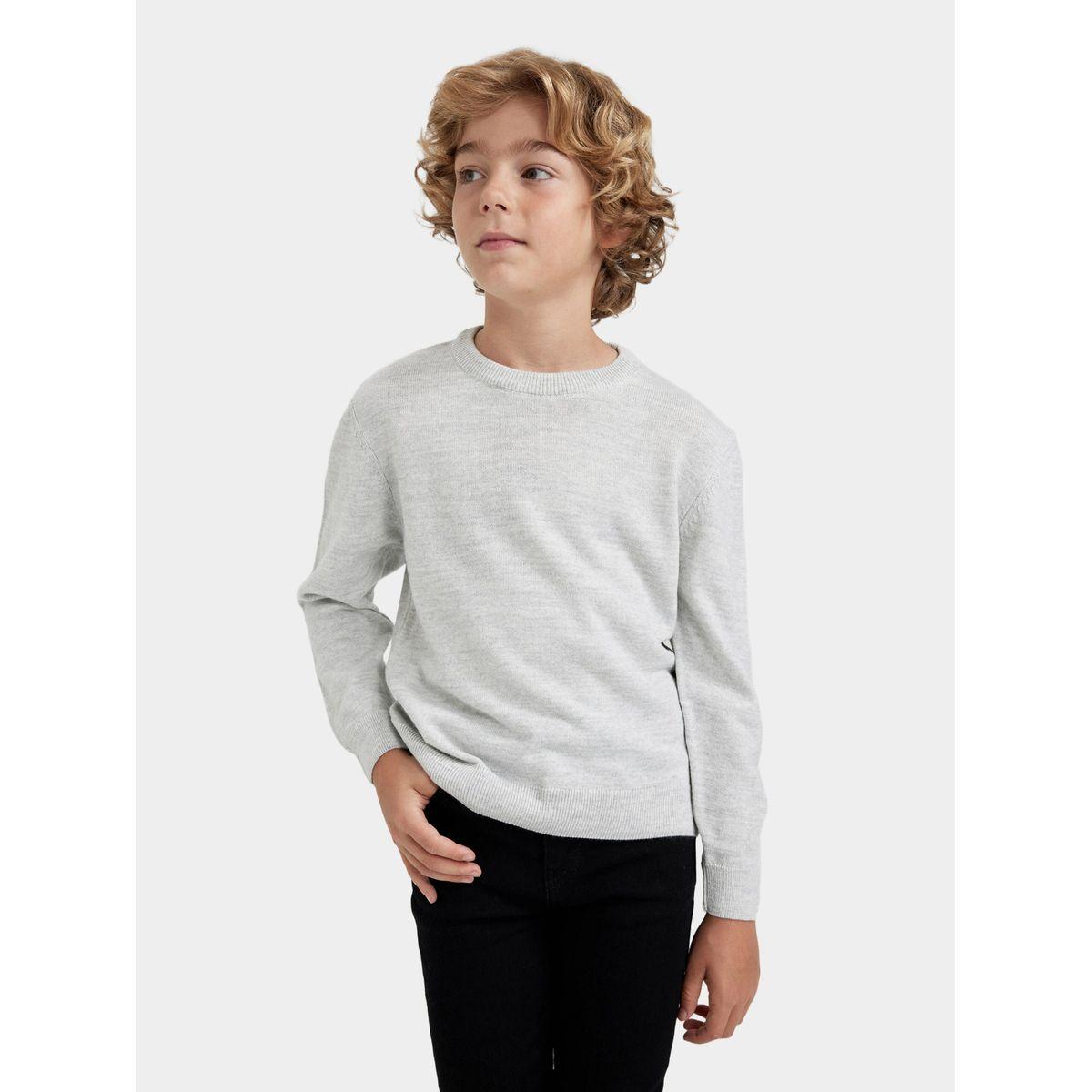 DeFacto X Styli  Regular Fit Crew Neck Knit Sweater-boys-clothing-jumpersandcardigans-image-5