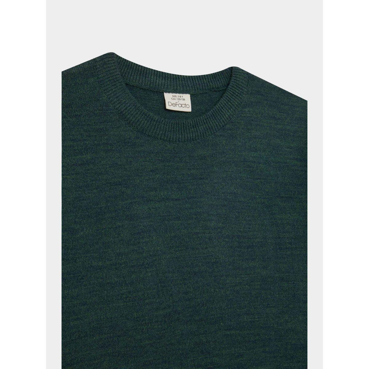 DeFacto X Styli  Regular Fir Crew Neck Knit Sweater-boys-clothing-jumpersandcardigans-image-4