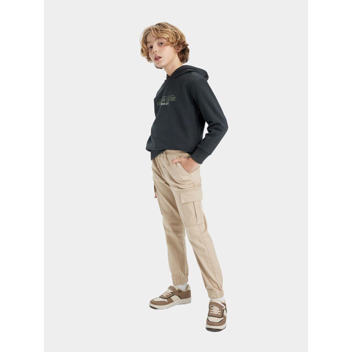 DeFacto X Styli  Regular Fit Graphic Print Hooded Sweatshirt-boys-clothing-sweatshirts-image-2
