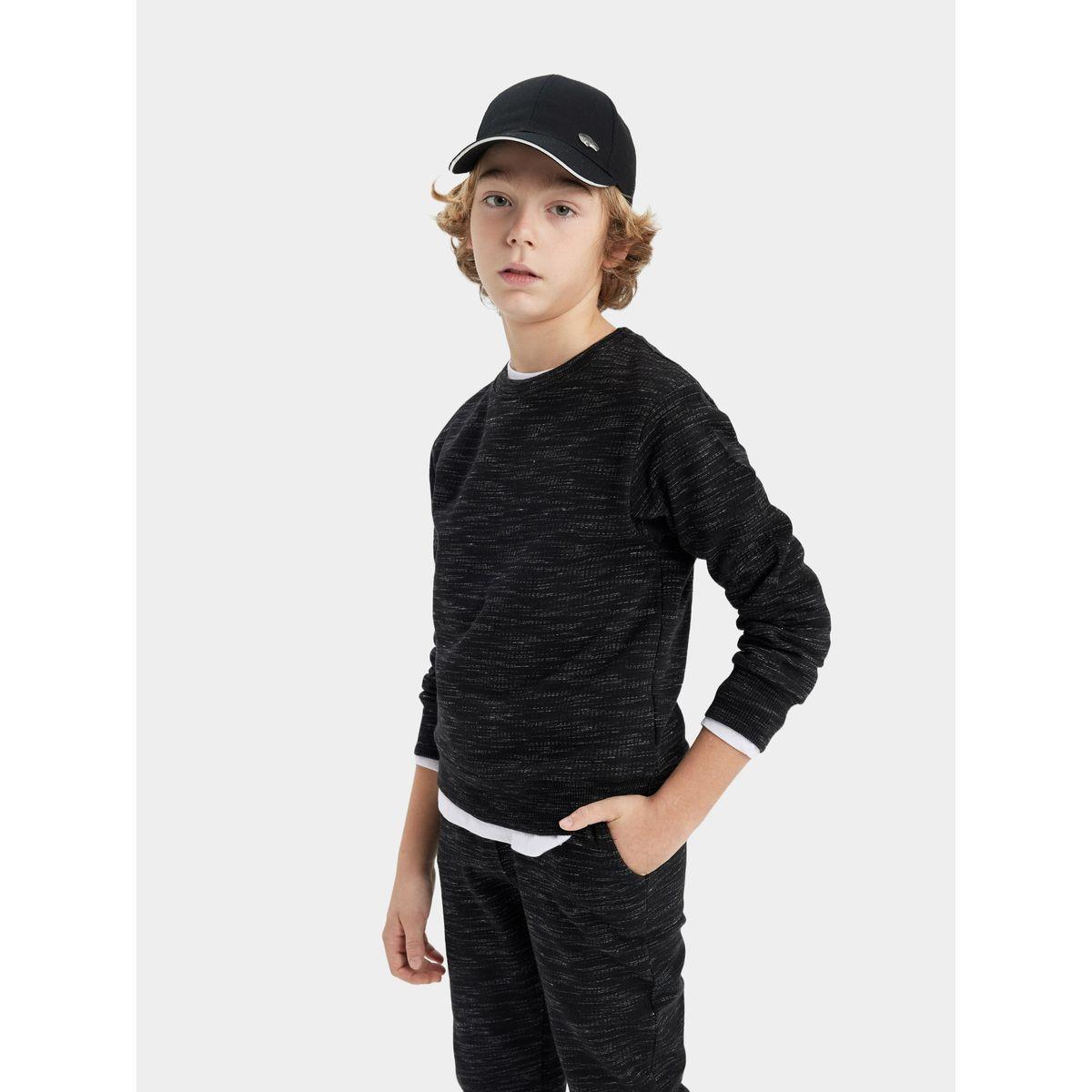 سويت شيرت بقصة عادية وياقة دائرية ديفاكتو × ستايلي-boys-clothing-sweatshirts-image-4