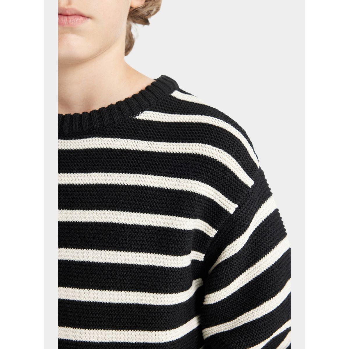 DeFacto Regular Fit Crew Neck Striped Cotton Knit Sweater-boys-clothing-jumpersandcardigans-image-6