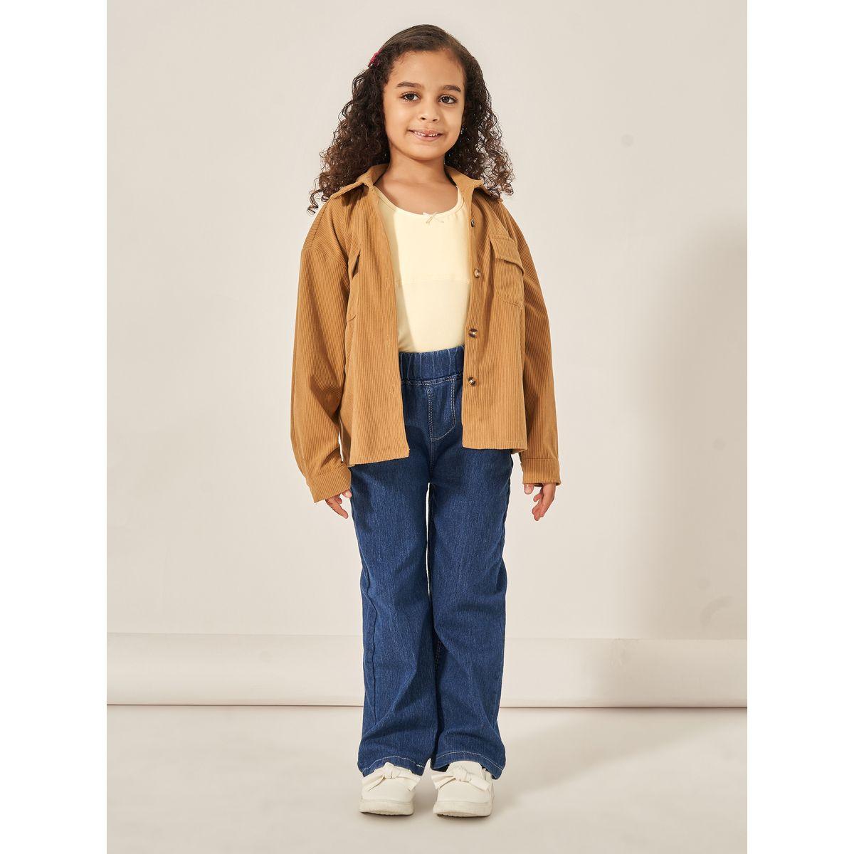 Styli Solid Cotton Binding Vest-girls-clothing-innerwear-image-3