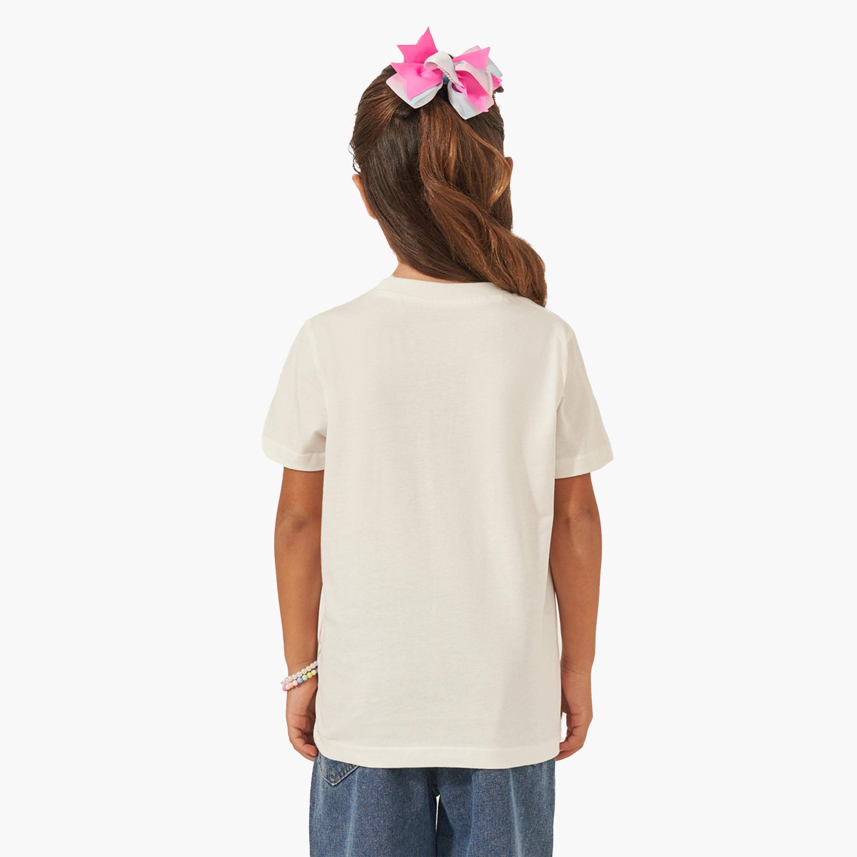 Styli Graphic Print Short Sleeve T-Shirt-girls-clothing-tshirts-image-4