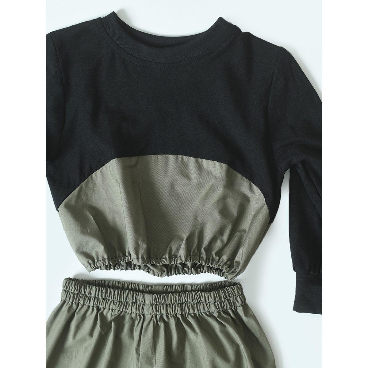 طقم منسق من بنطال بلوزة بأكمام طويلة بيلا مودا × ستايلي-girls-clothing-setsandcoords-image-3