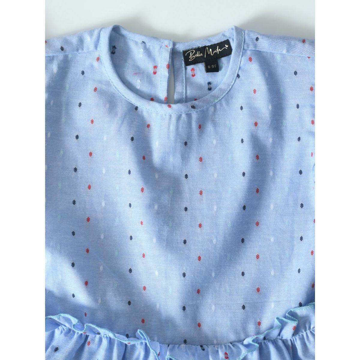 Bella Moda X Styli  All-Over Print Round Neck Top & Trousers Co-Ord Sets-girls-clothing-setsandcoords-image-3