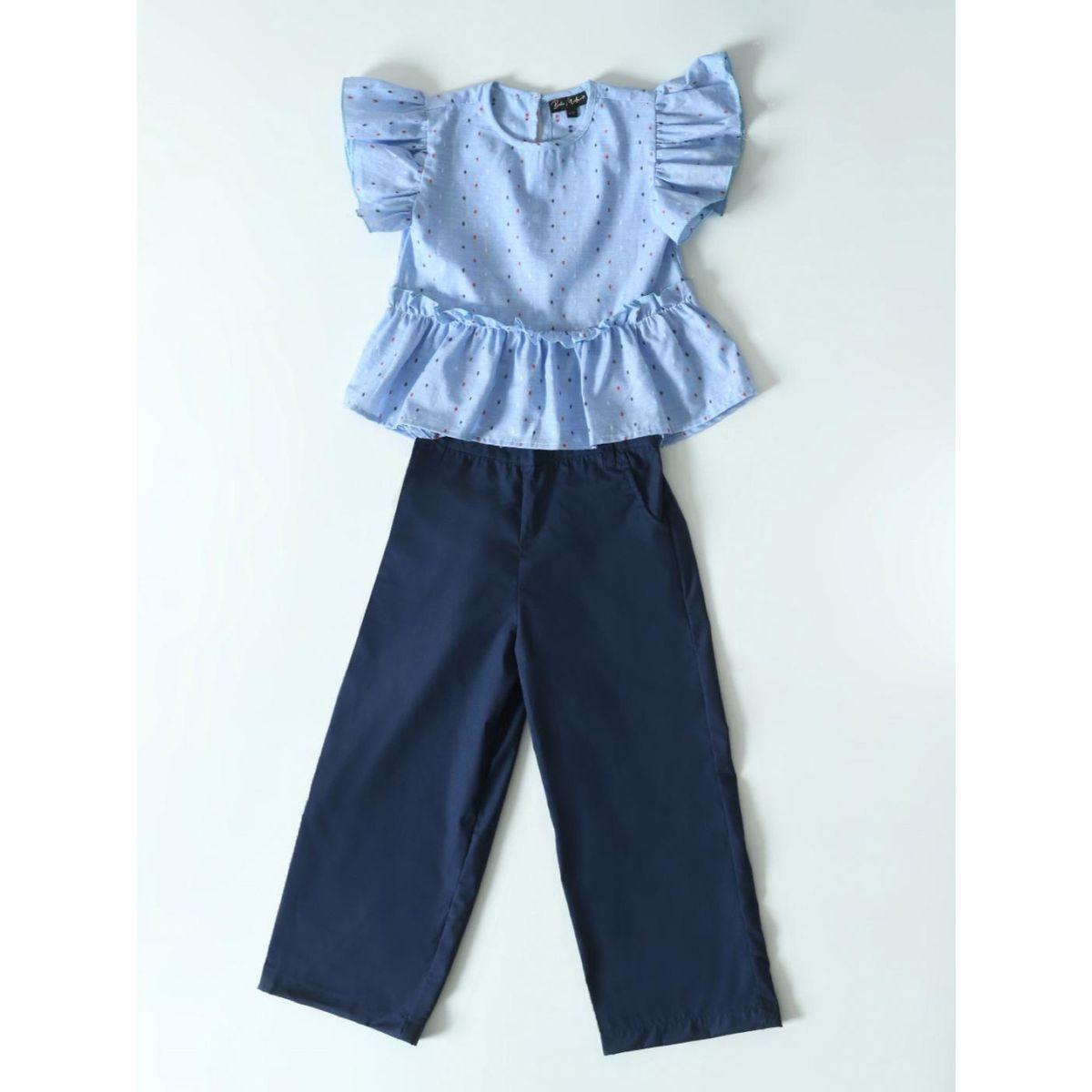 Bella Moda X Styli  All-Over Print Round Neck Top & Trousers Co-Ord Sets-girls-clothing-setsandcoords-image-4