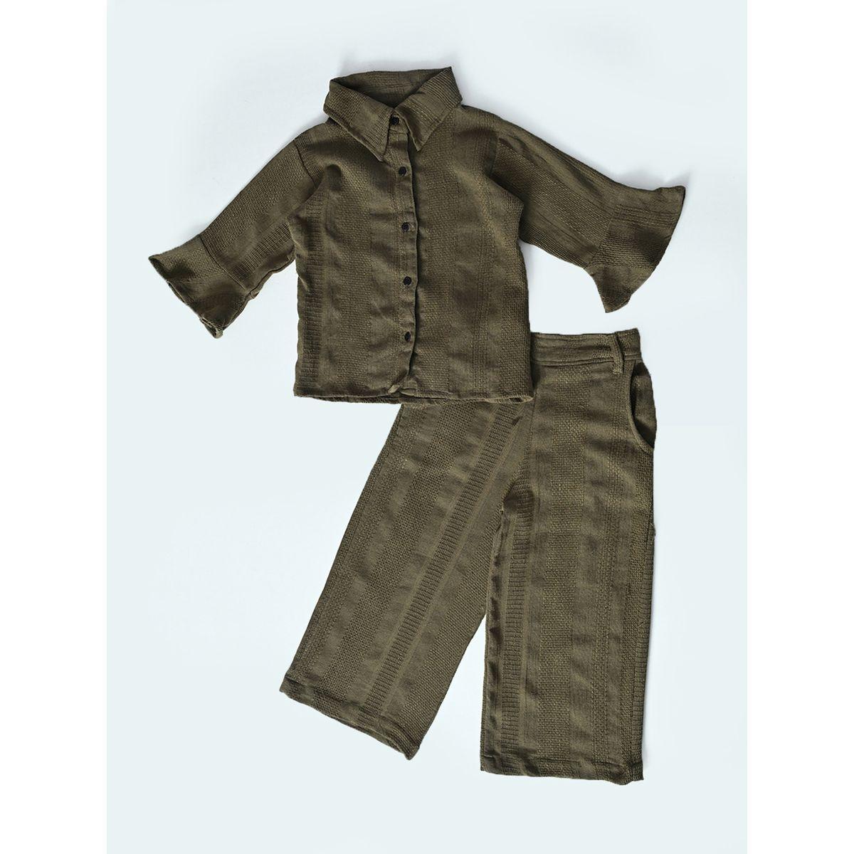Bella Moda X Styli  Regular Fit Long Sleeves Shirt & Trousers Co-Ords Set-girls-clothing-setsandcoords-image-5