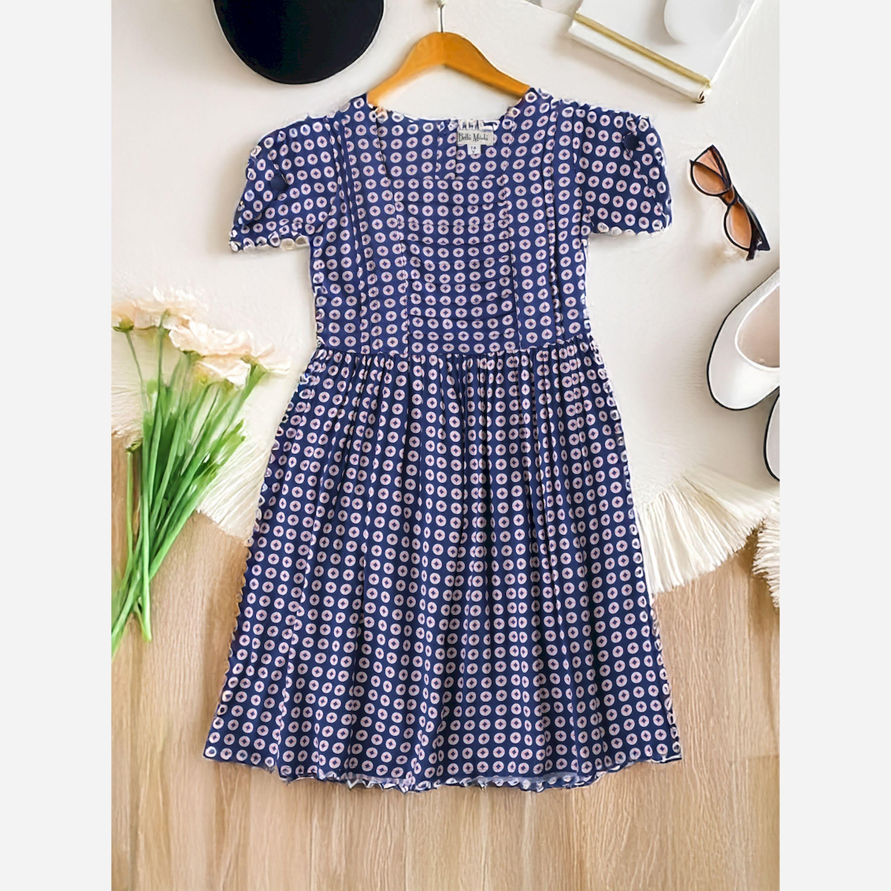 Bella Moda X Styli All-Over Print Fit & Flare Dress-girls-clothing-dressesandjumpsuits-image-2