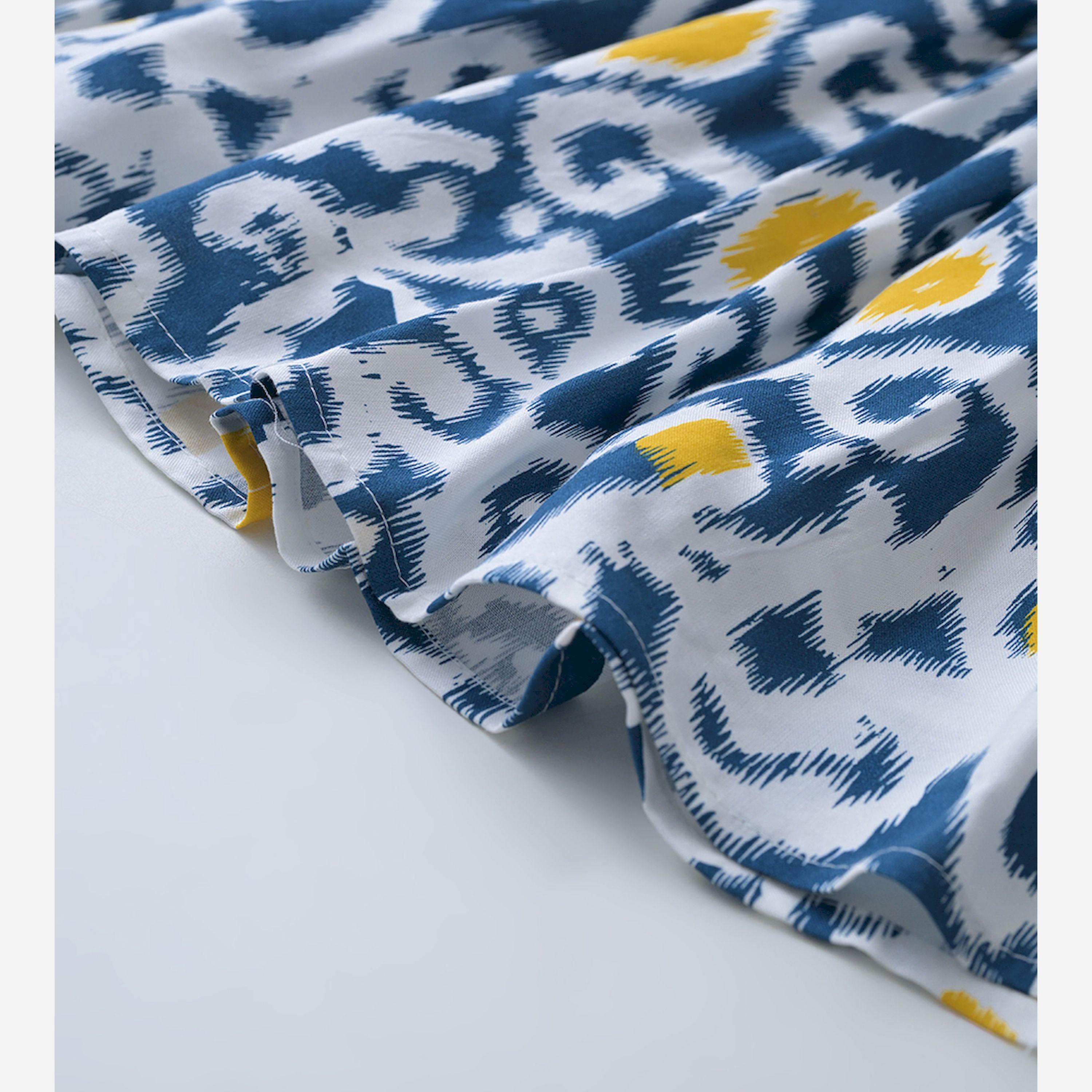 Bella Moda X Styli All-Over Print Bow Detail Dress With Long Sleeves-girls-clothing-dressesandjumpsuits-image-5