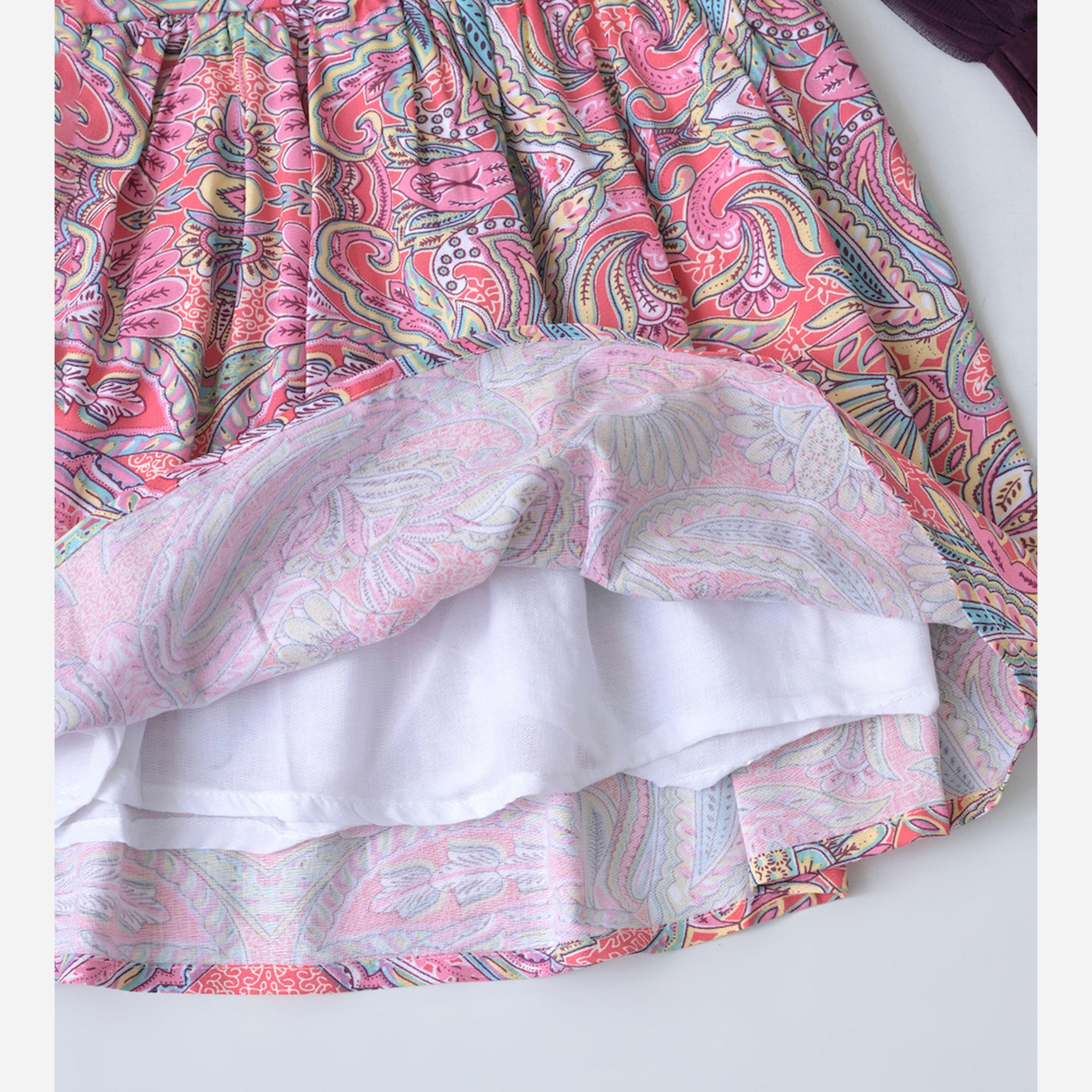 بيلا مودا × ستايلي - فستان للركبة مطبوع بقصّة واسعة من الأسفل-girls-clothing-dressesandjumpsuits-image-6