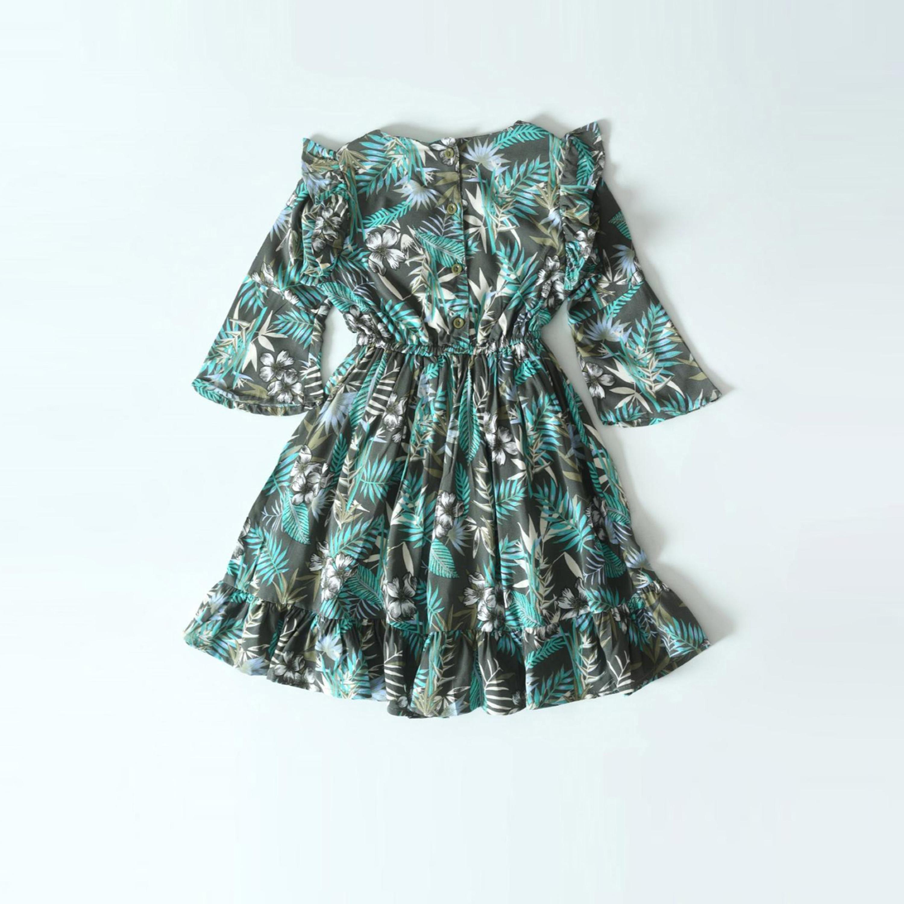 بيلا مودا × ستايلي - فستان متعدد الطبقات مزين بالزهور-girls-clothing-dressesandjumpsuits-image-1