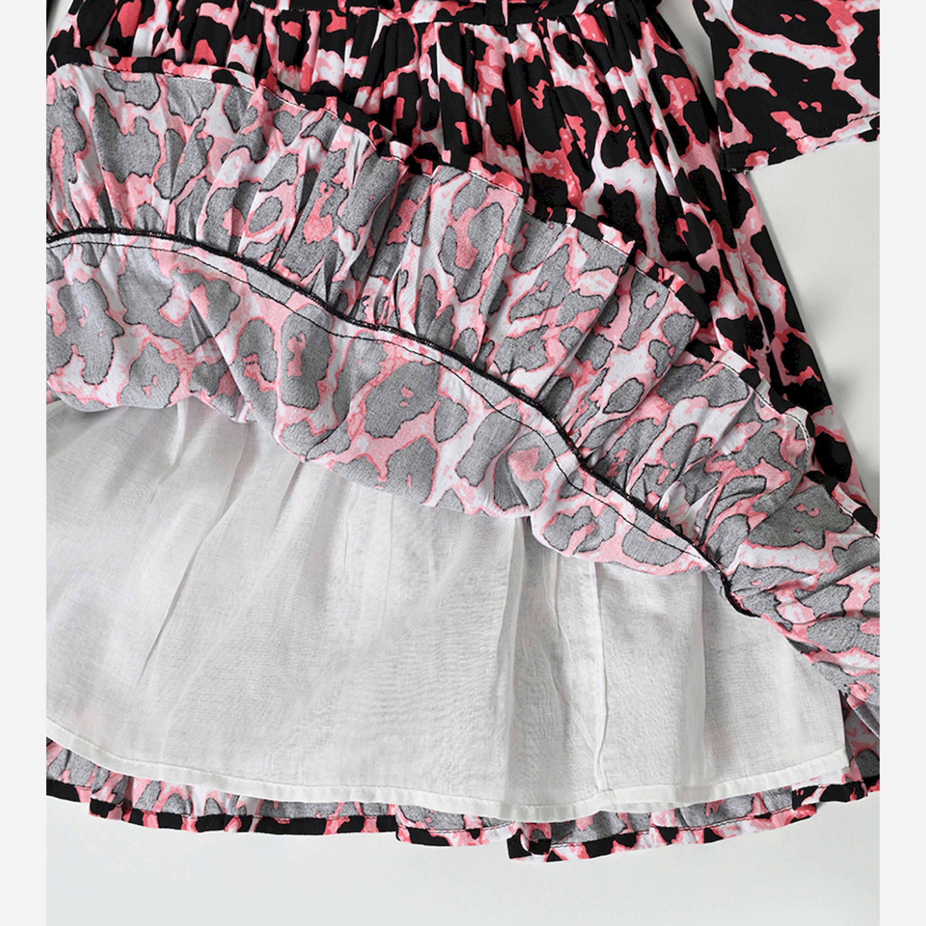 Bella Moda X Styli All-Over Leopard Print Tiered Dress-girls-clothing-dressesandjumpsuits-image-3