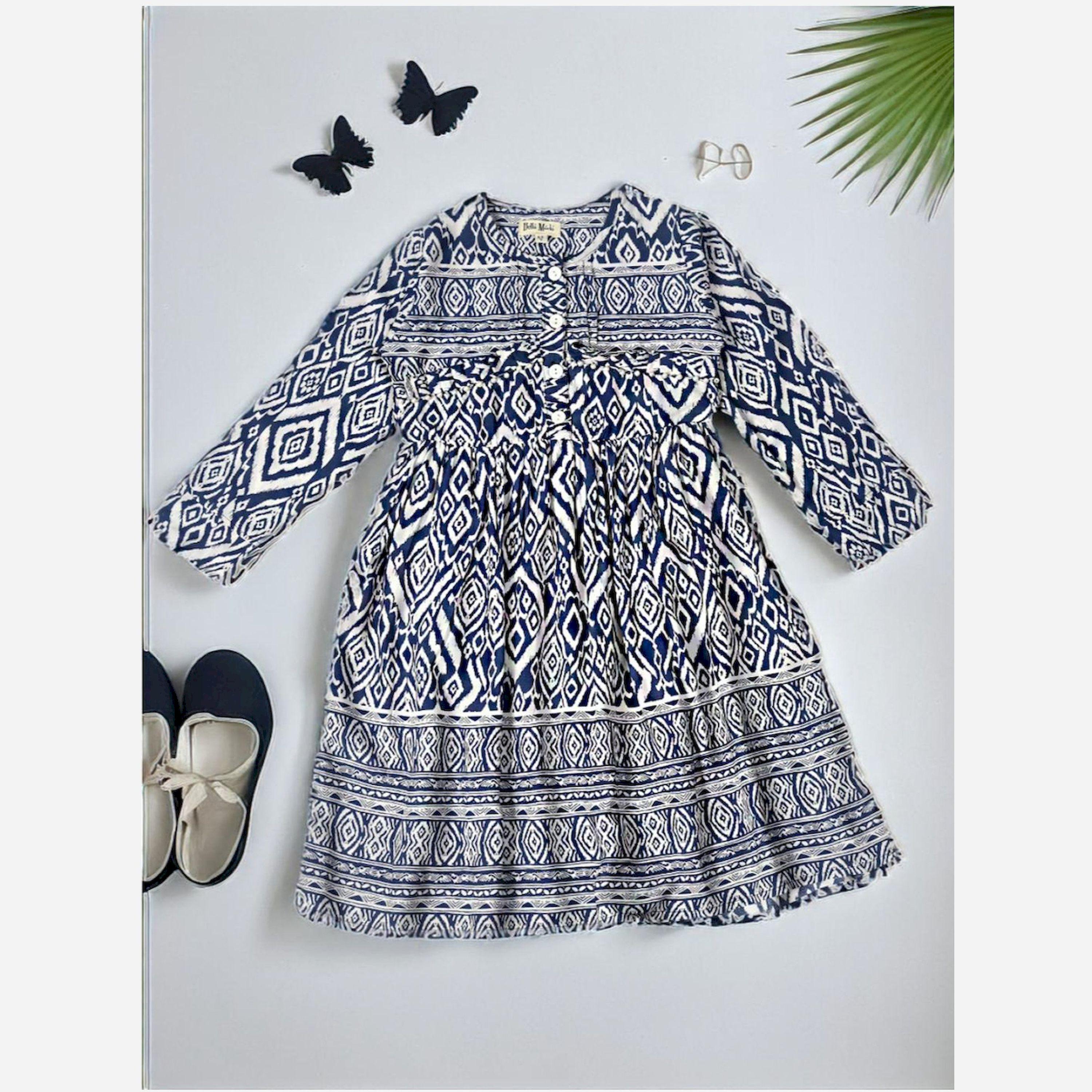 بيلا مودا × ستايلي - فستان من الدانتيل بطبعات كاملة-girls-clothing-dressesandjumpsuits-image-2