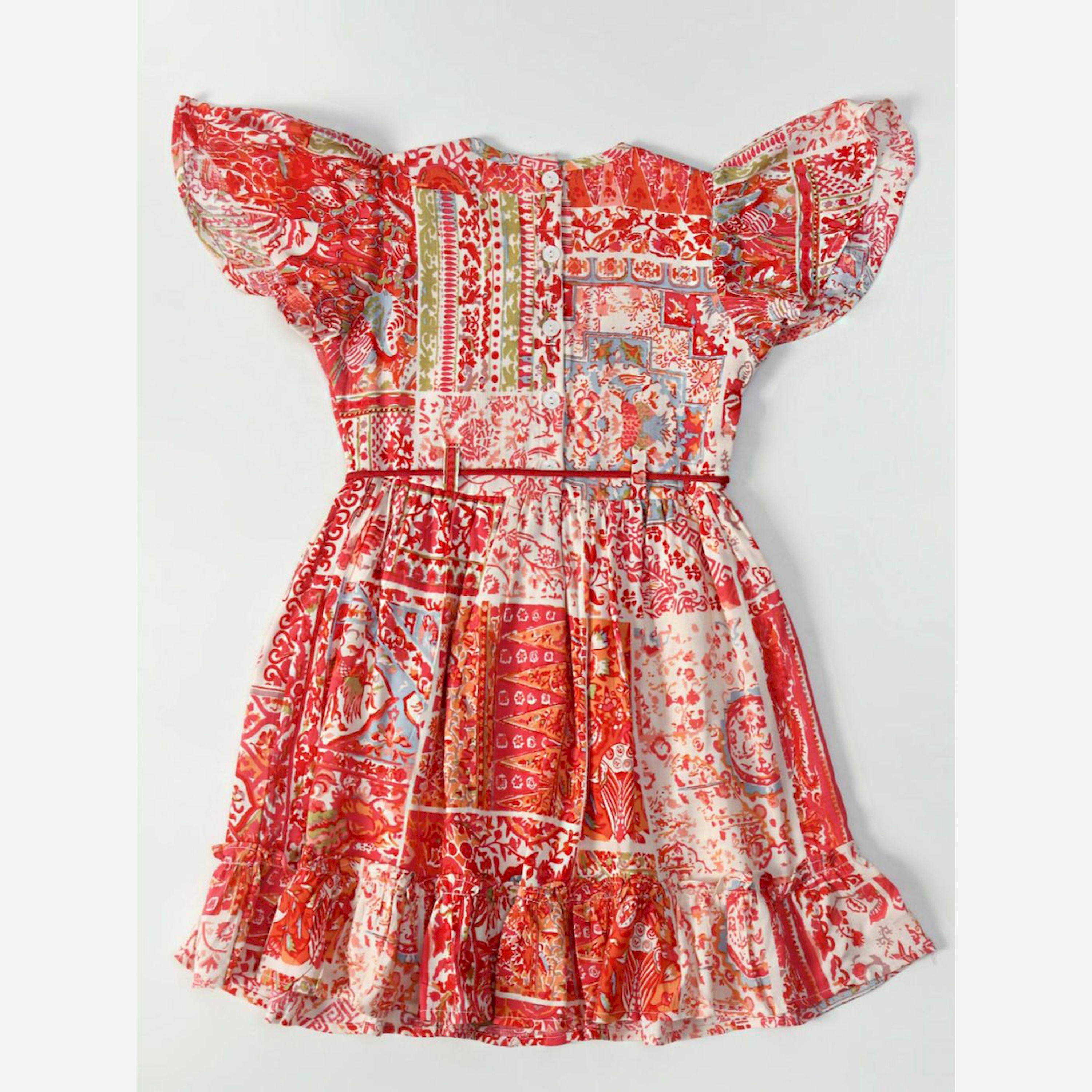 Bella Moda X Styli All-Over Print Lace Detail Dress-girls-clothing-dressesandjumpsuits-image-1