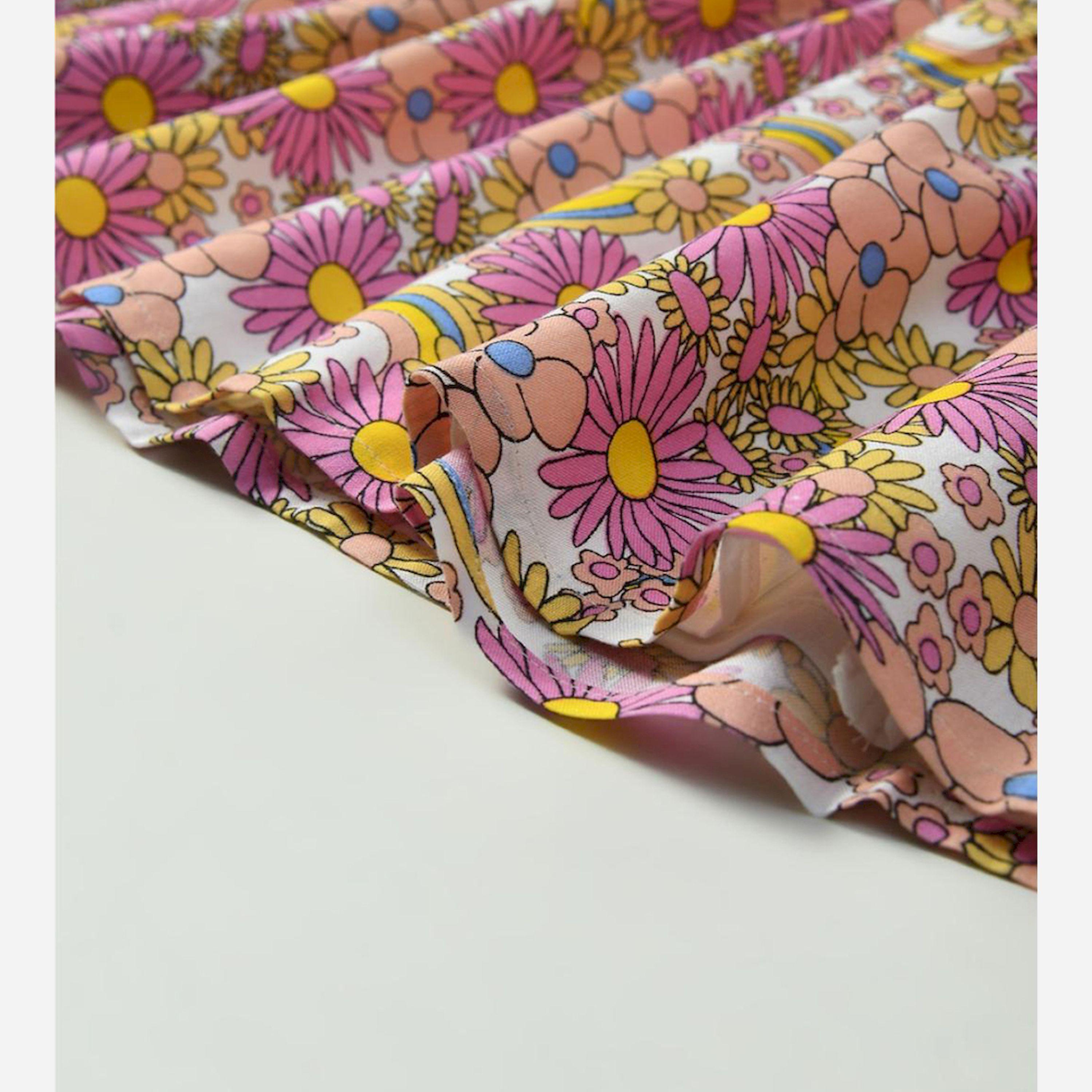 Bella Moda X Styli All-Over Floral Print Button Detail Dress-girls-clothing-dressesandjumpsuits-image-4