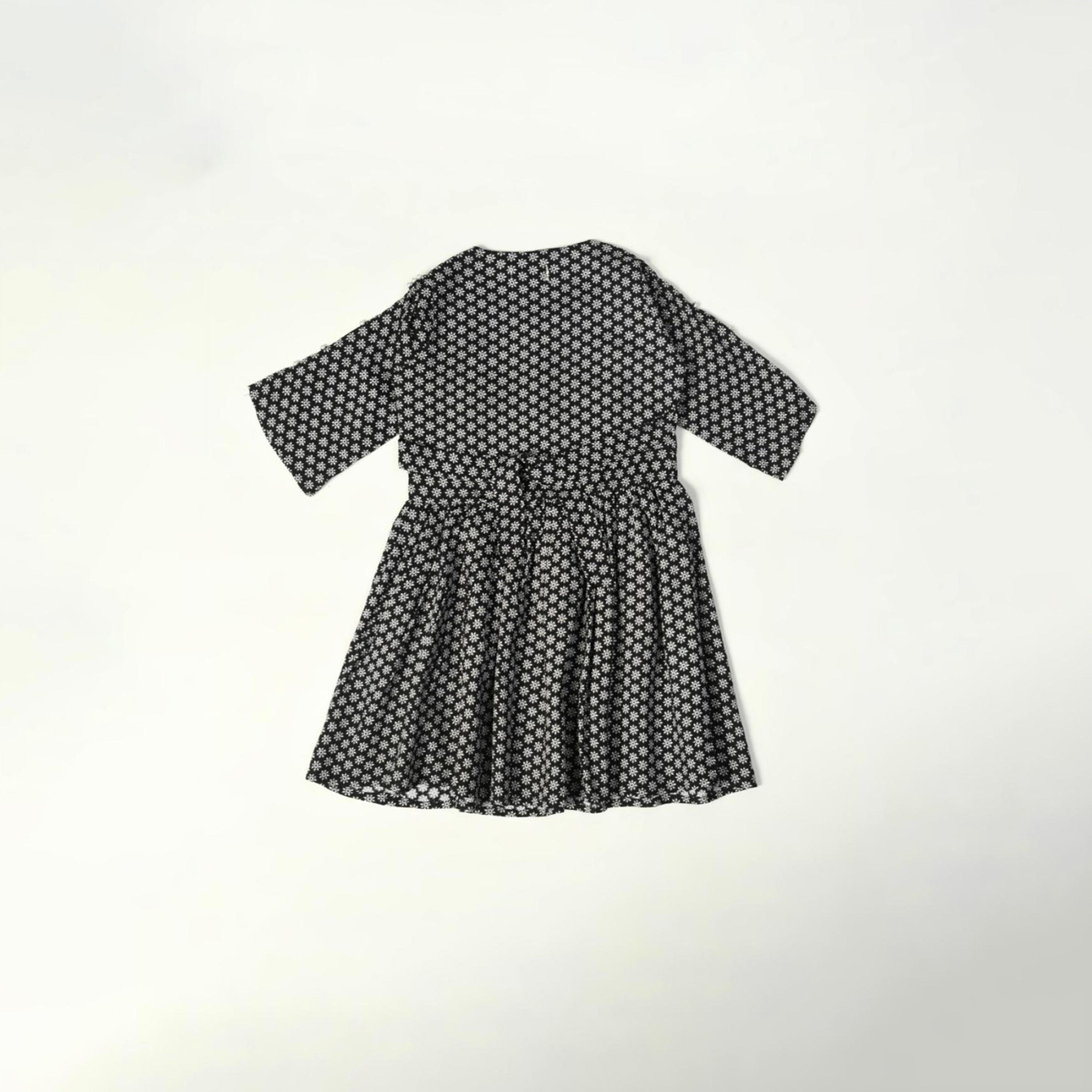 بيلا مودا × ستايلي - فستان بطبعة زهور كاملة مع أزرار-girls-clothing-dressesandjumpsuits-image-1