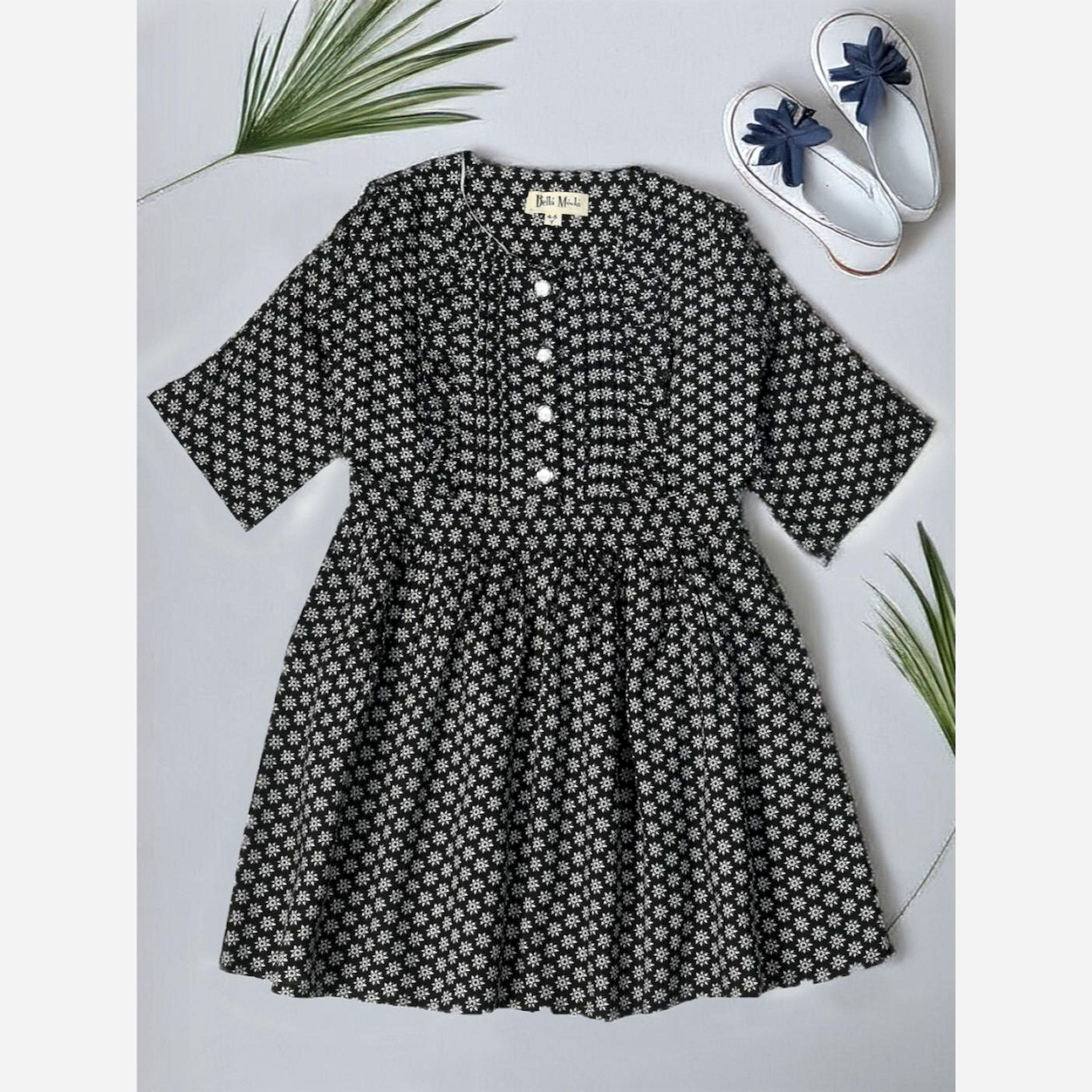 بيلا مودا × ستايلي - فستان بطبعة زهور كاملة مع أزرار-girls-clothing-dressesandjumpsuits-image-2
