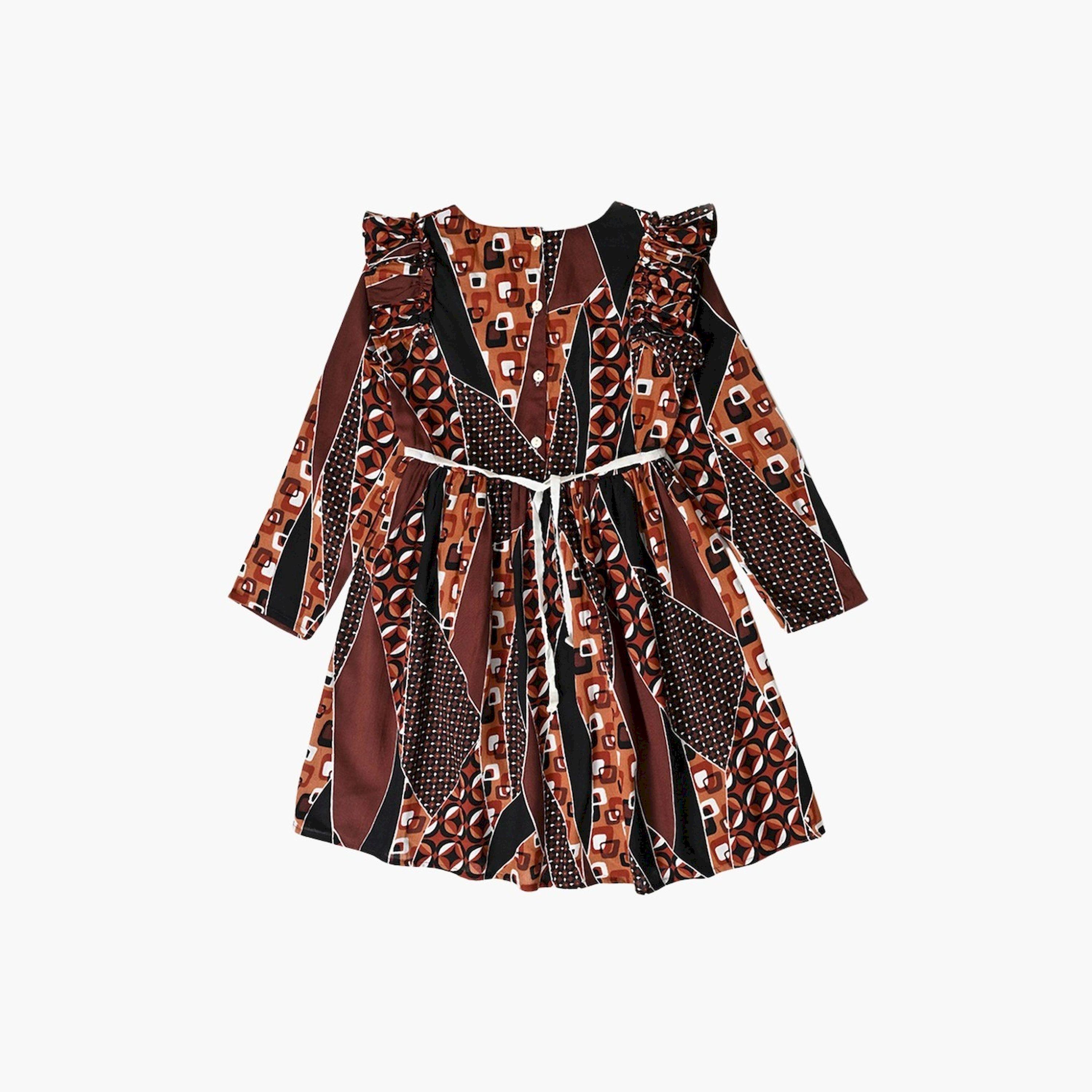 Bella Moda X Styli All Over Print Ruffle Sleeves Dress-girls-clothing-dressesandjumpsuits-image-1
