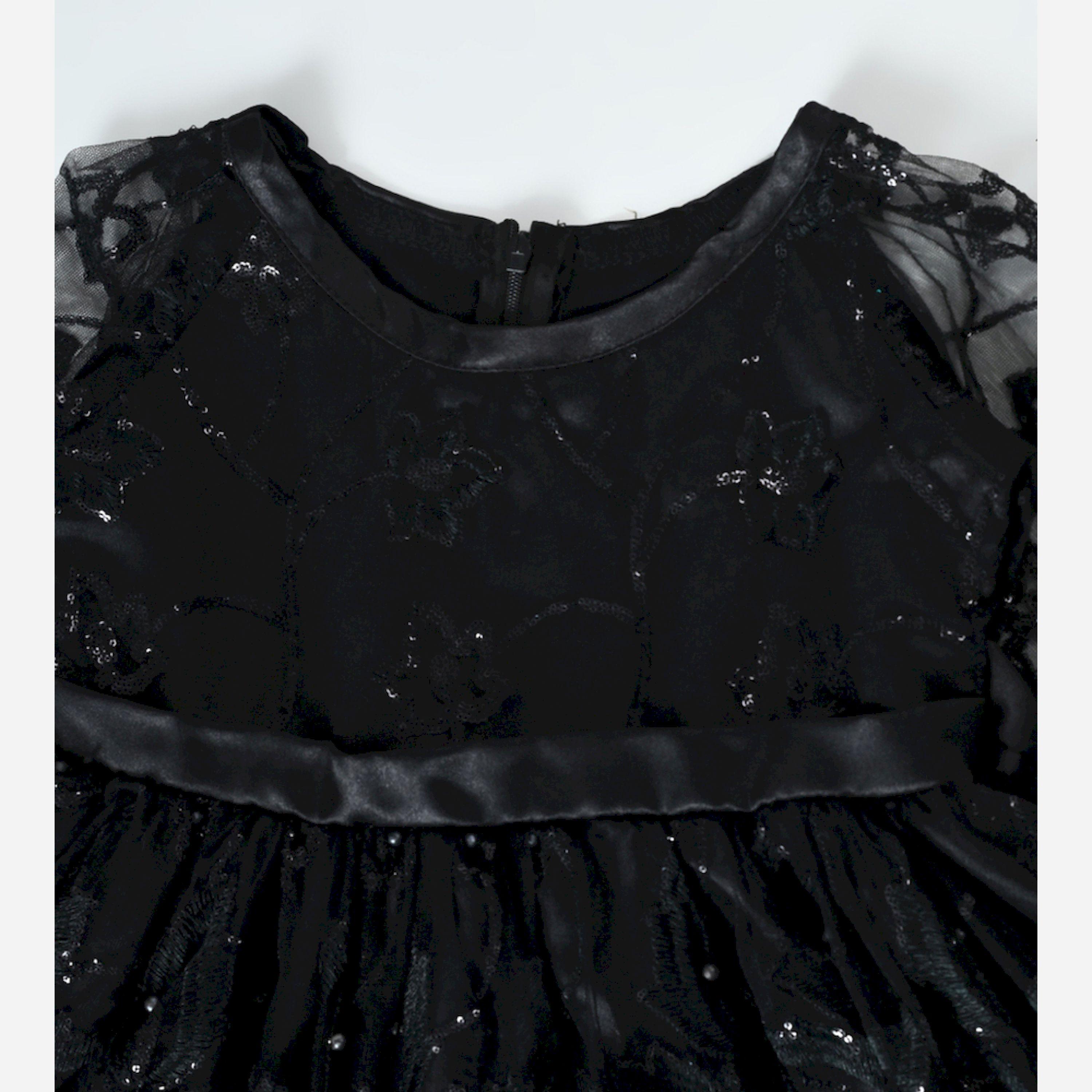 بيلا مودا × ستايلي - فستان من قماش شبكي مزين-girls-clothing-dressesandjumpsuits-image-2