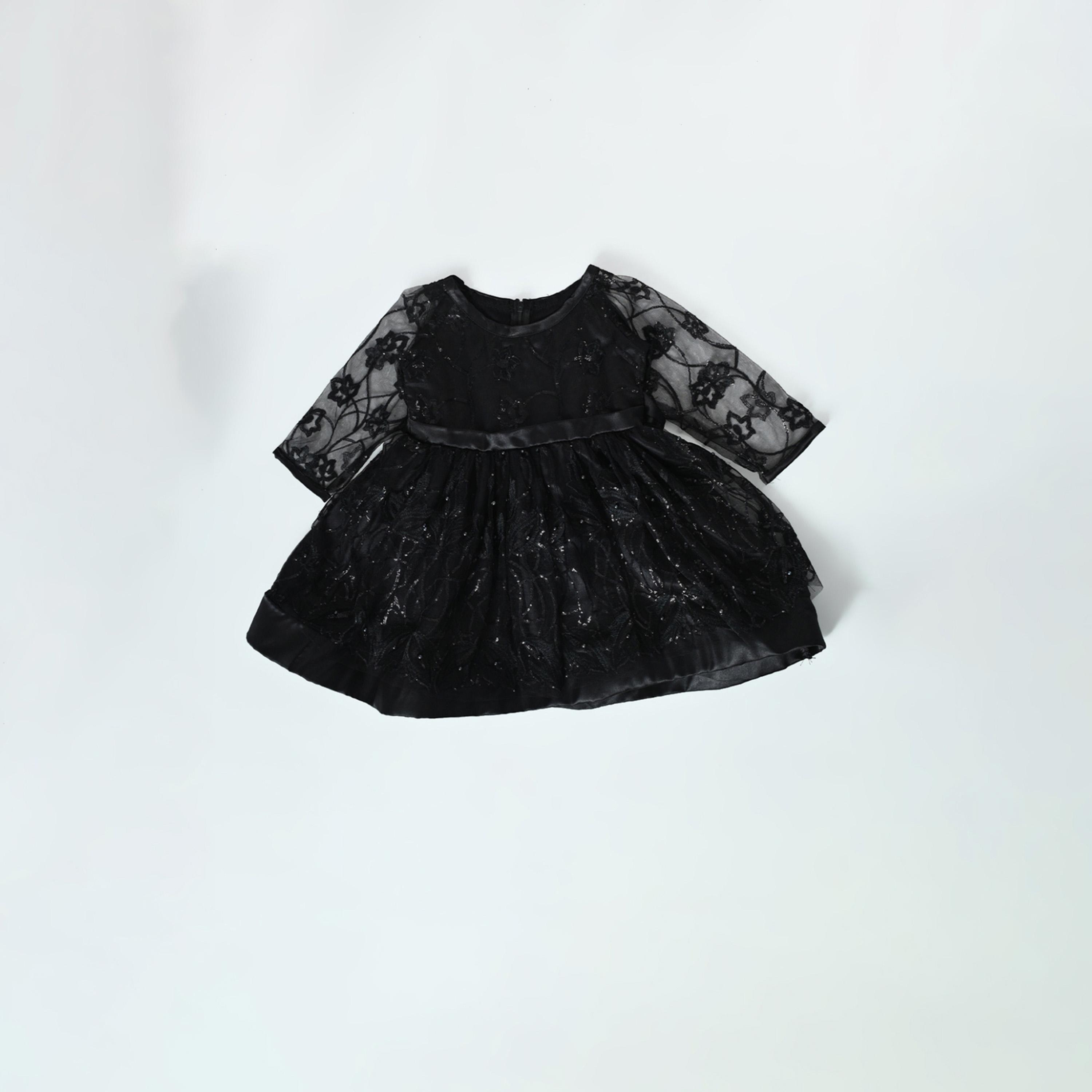 بيلا مودا × ستايلي - فستان من قماش شبكي مزين-girls-clothing-dressesandjumpsuits-image-5