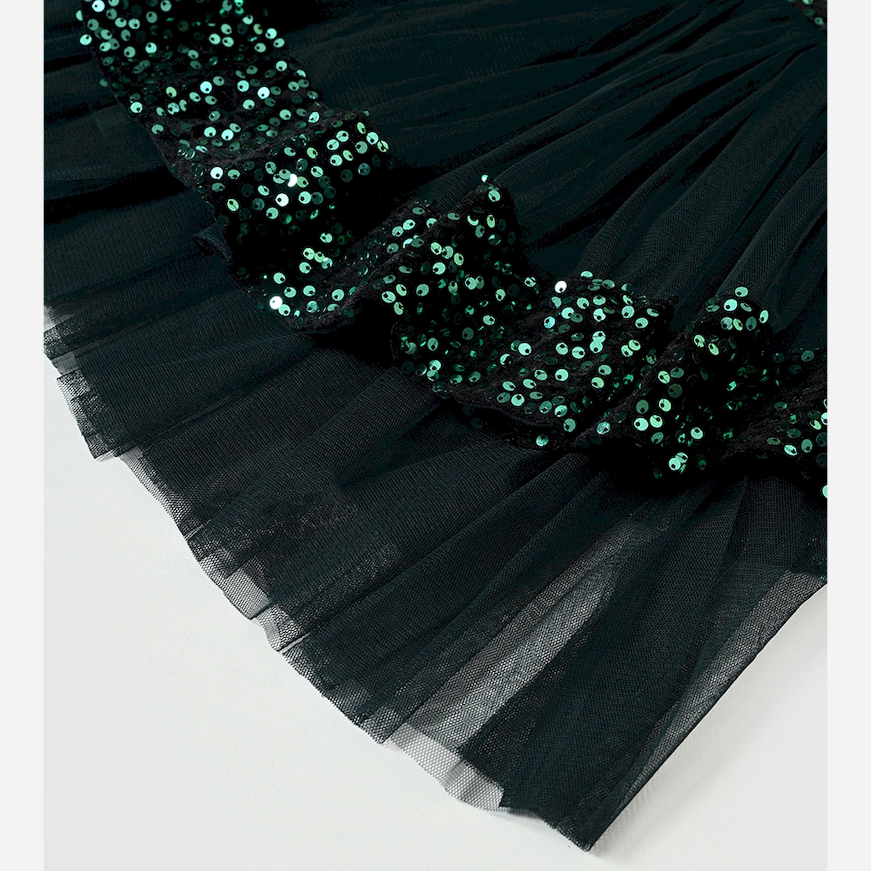 Bella Moda X Styli Sequined Layered Mesh Insert Party Dress-girls-clothing-dressesandjumpsuits-image-5