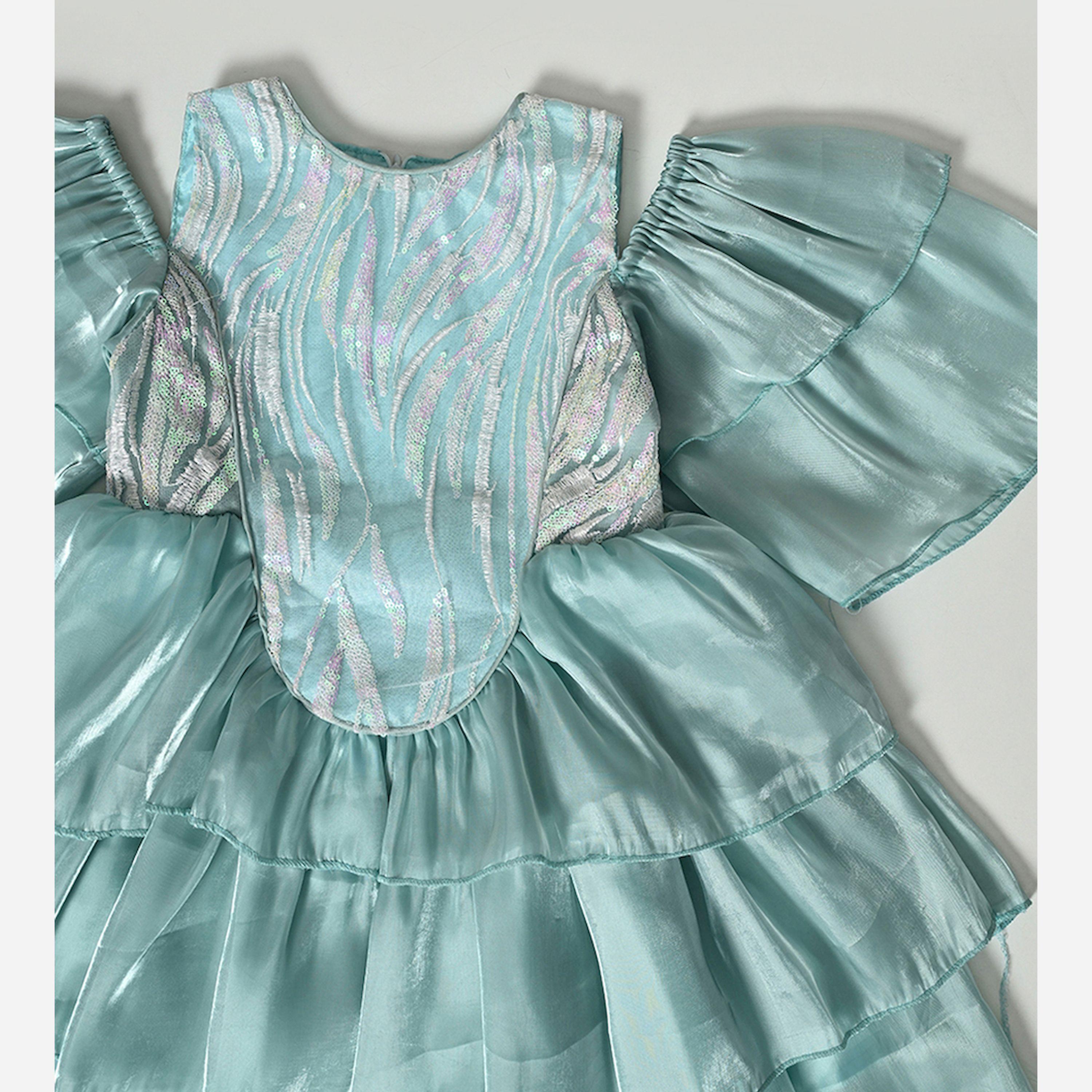 Bella Moda X Styli Sequined Layered Party Dress-girls-clothing-dressesandjumpsuits-image-3