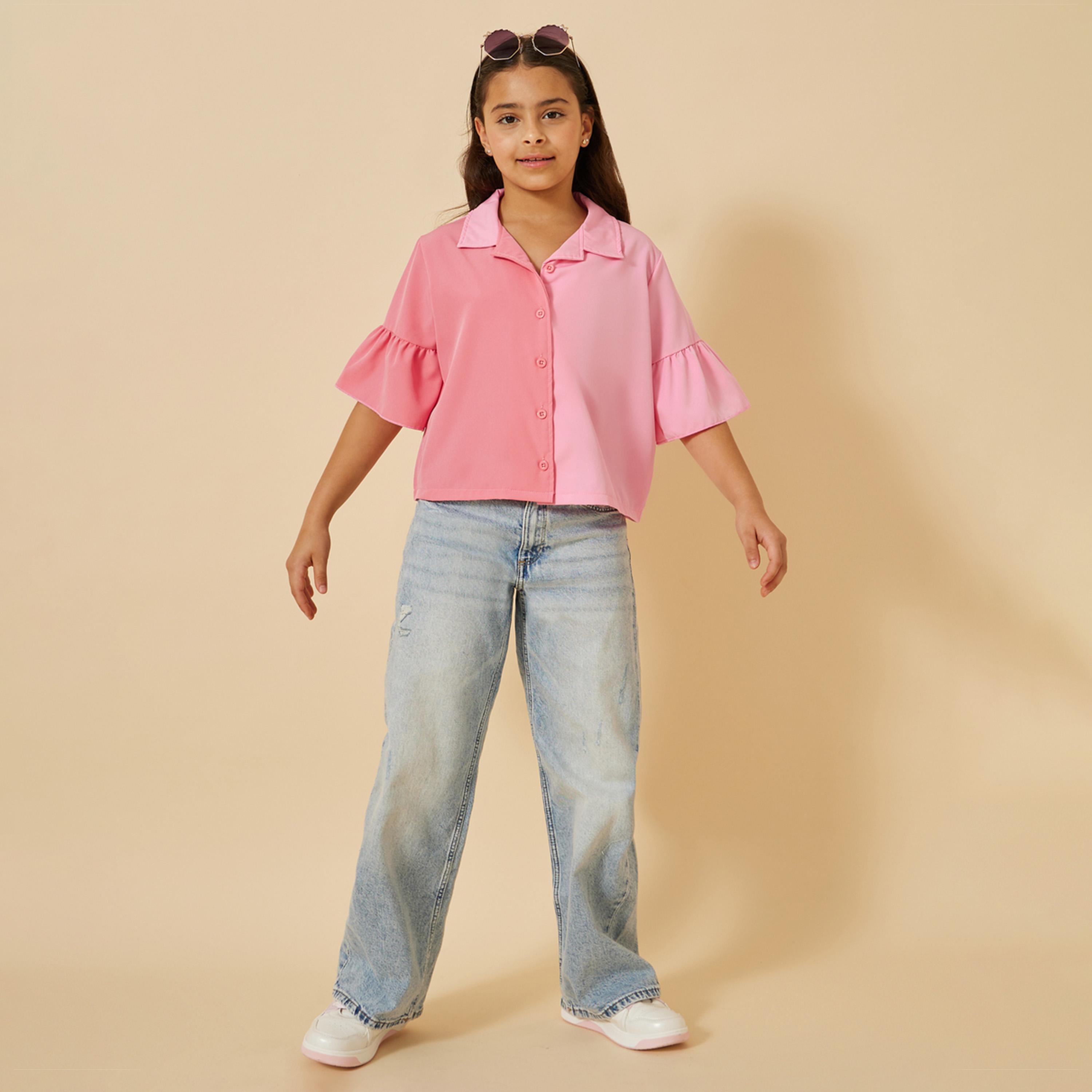 ستايلي - قميص ملون للفتيات المراهقات-girls-clothing-blousesandshirts-image-2