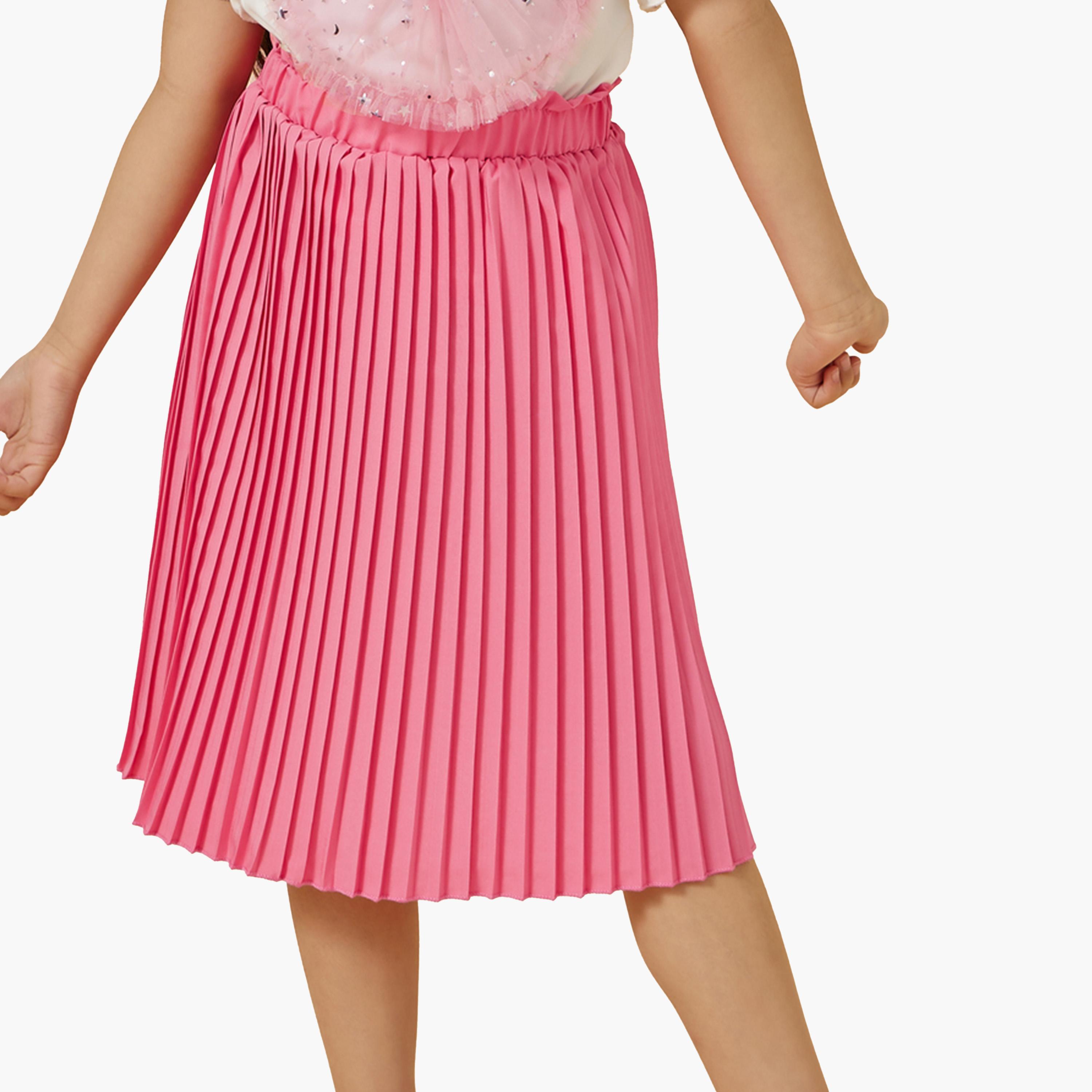 Styli Graphic Print T-Shirt and Skirt Set-girls-clothing-setsandcoords-image-5
