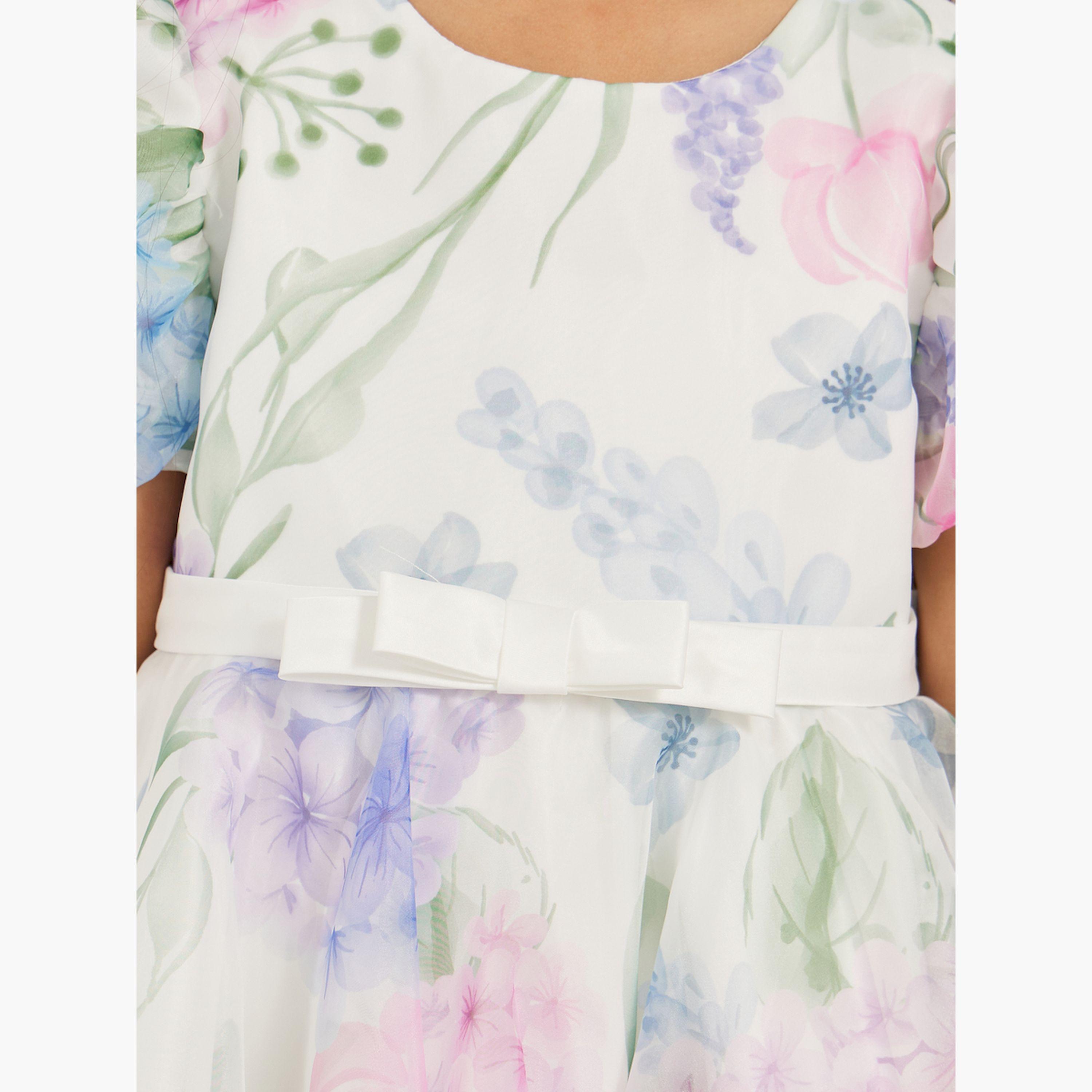 ستايلي -  فستان حفلات للفتيات الصغيرات مع ربطة رأس-girls-clothing-dressesandjumpsuits-image-3