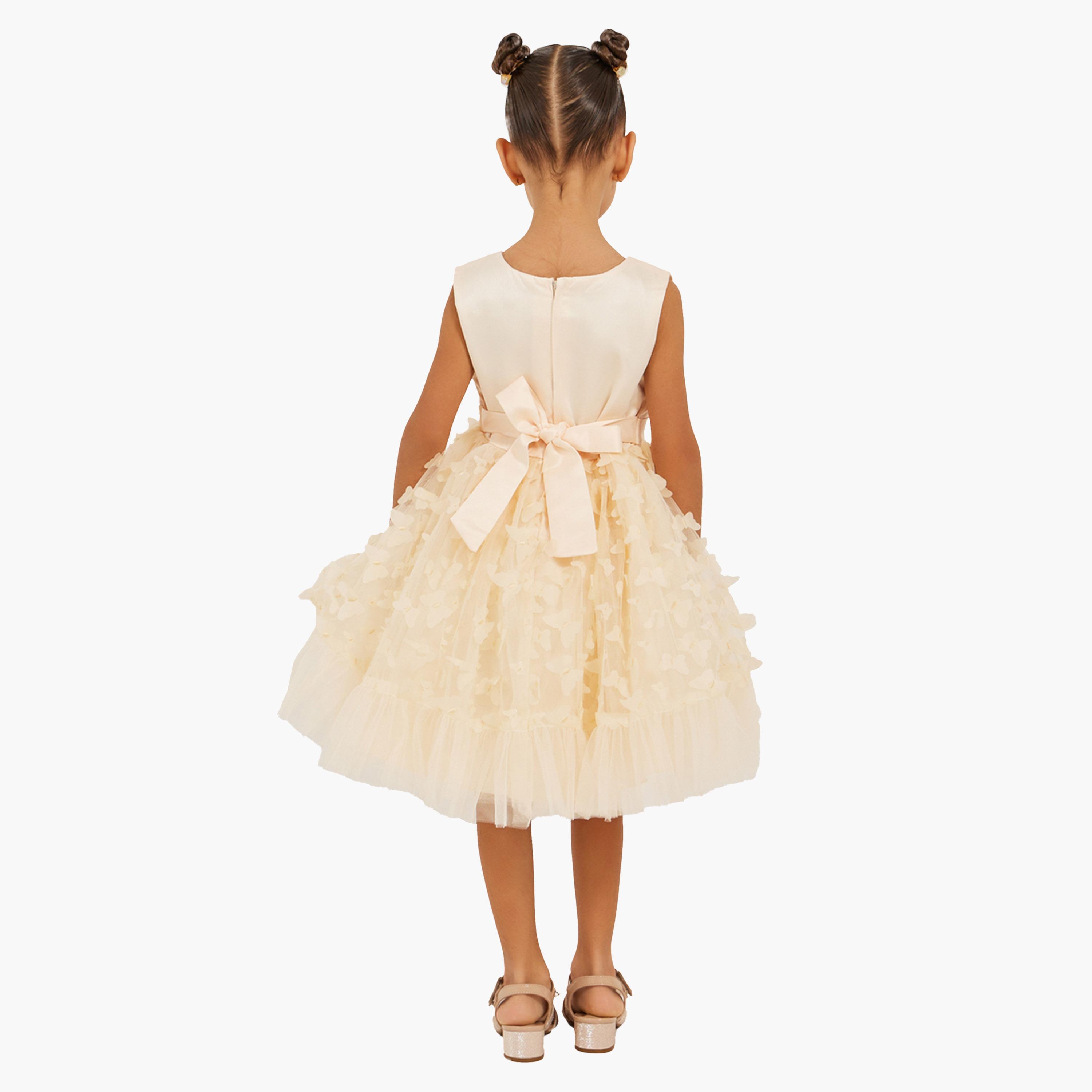 Styli Butterfly Embellished Sleeveless Dress-girls-clothing-dressesandjumpsuits-image-4