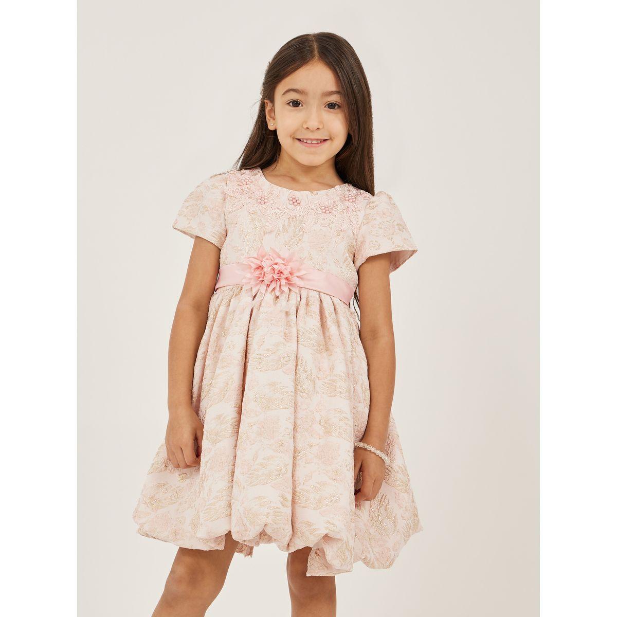 Styli Embellished Puff Sleeve A-Line Dress-girls-clothing-dressesandjumpsuits-image-2